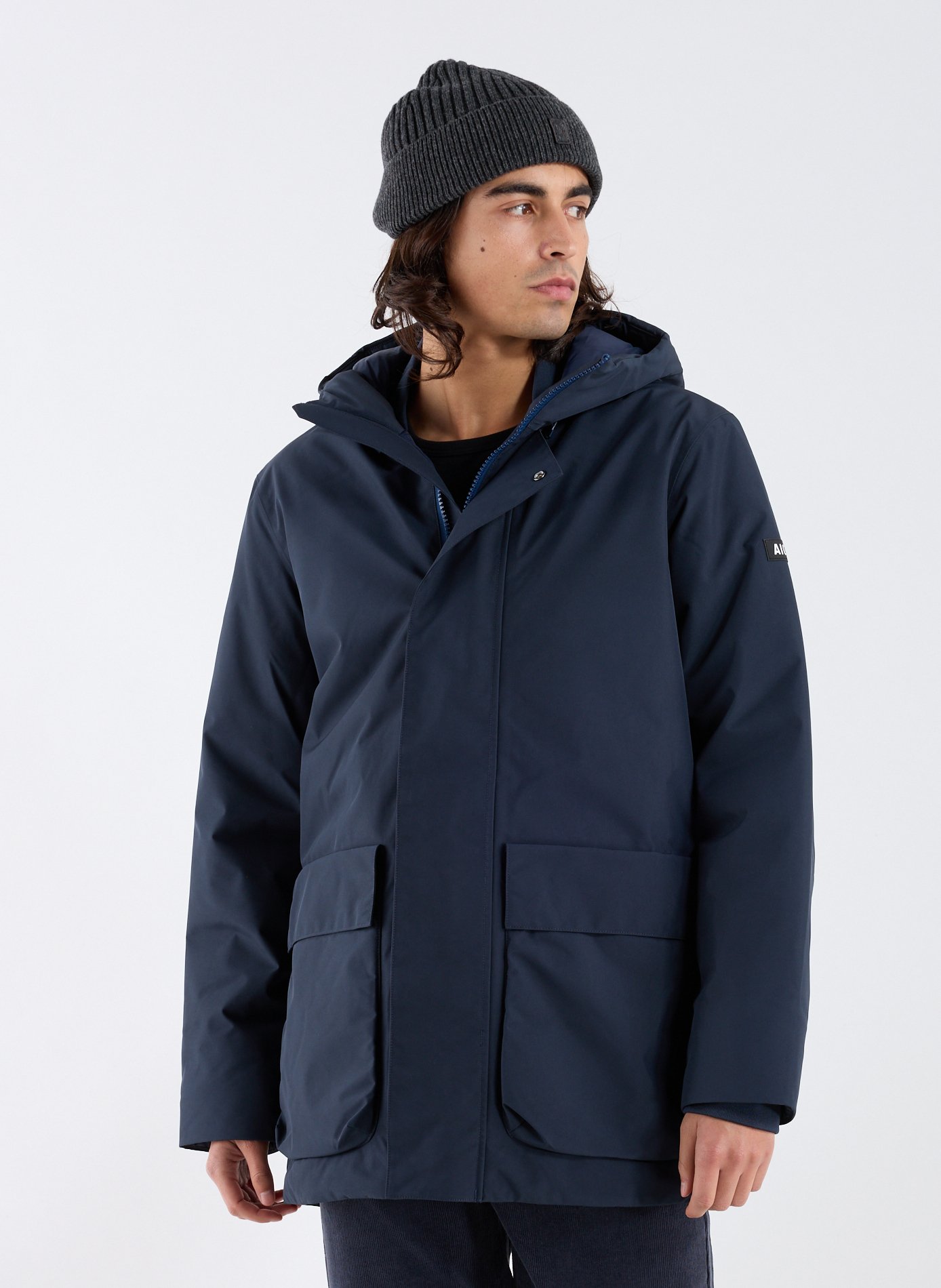 Parka à capuche  AIGLE Bleu