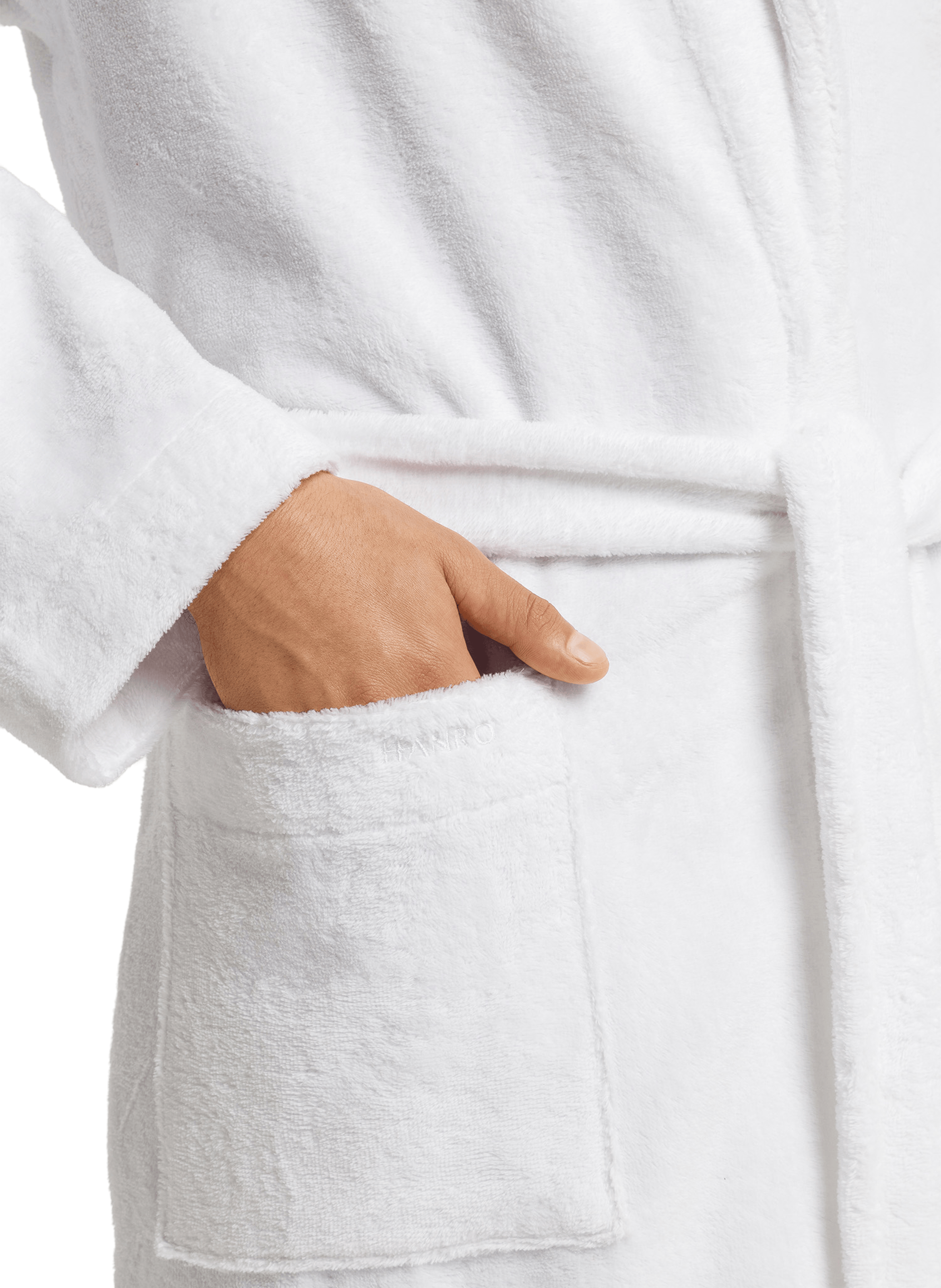 Cotton bathrobe HANRO White