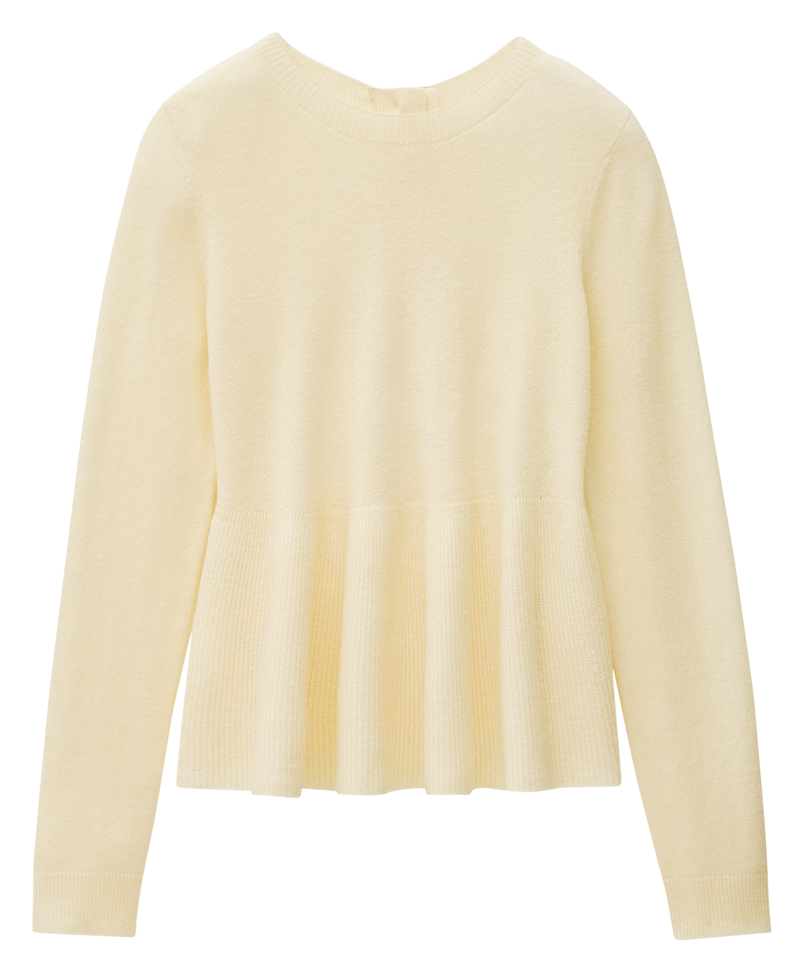 Pull évasé uni en laine mélangée salama BA&SH Beige