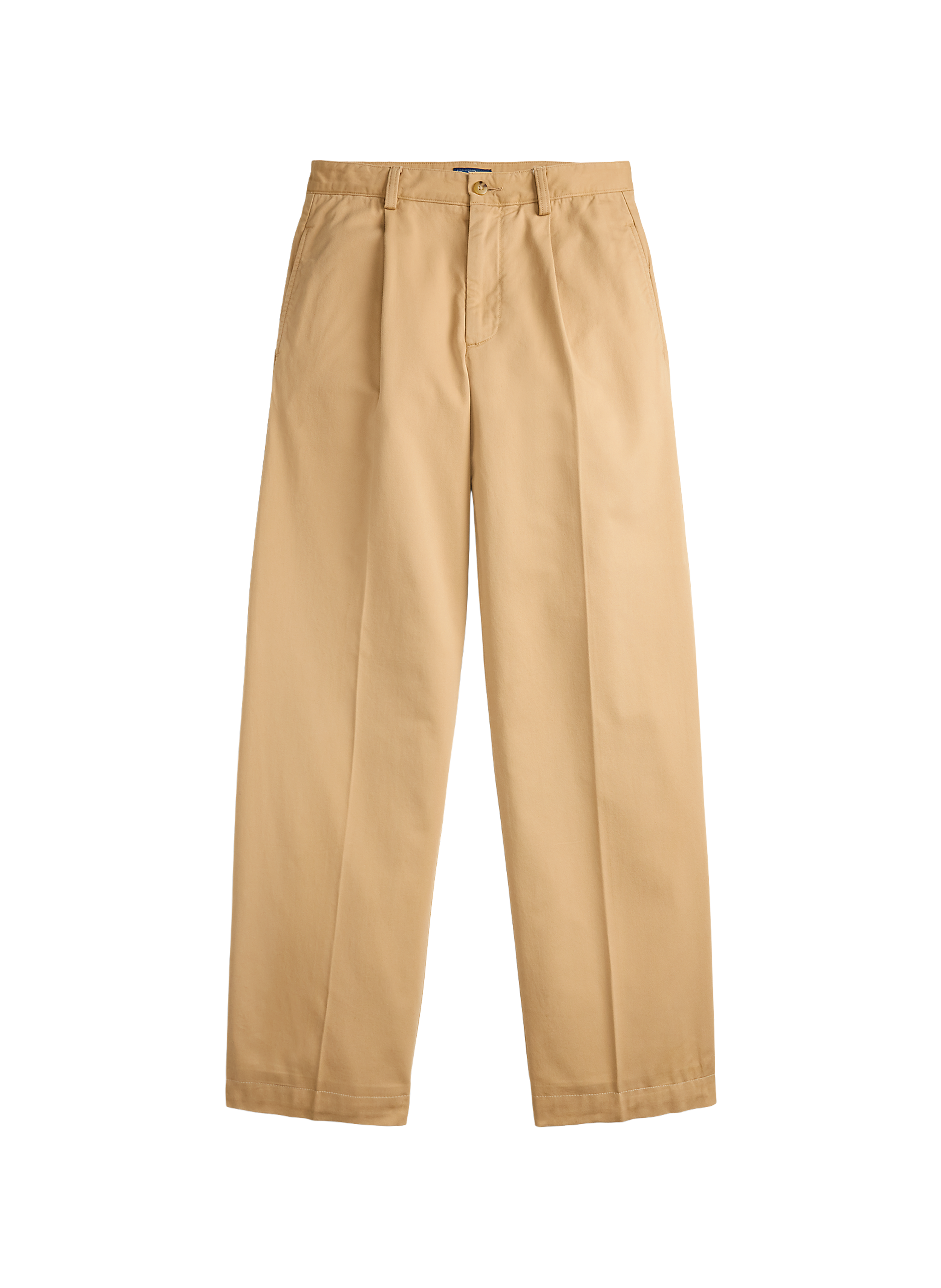 Pantalon ample plissé en coton POLO RALPH LAUREN Beige