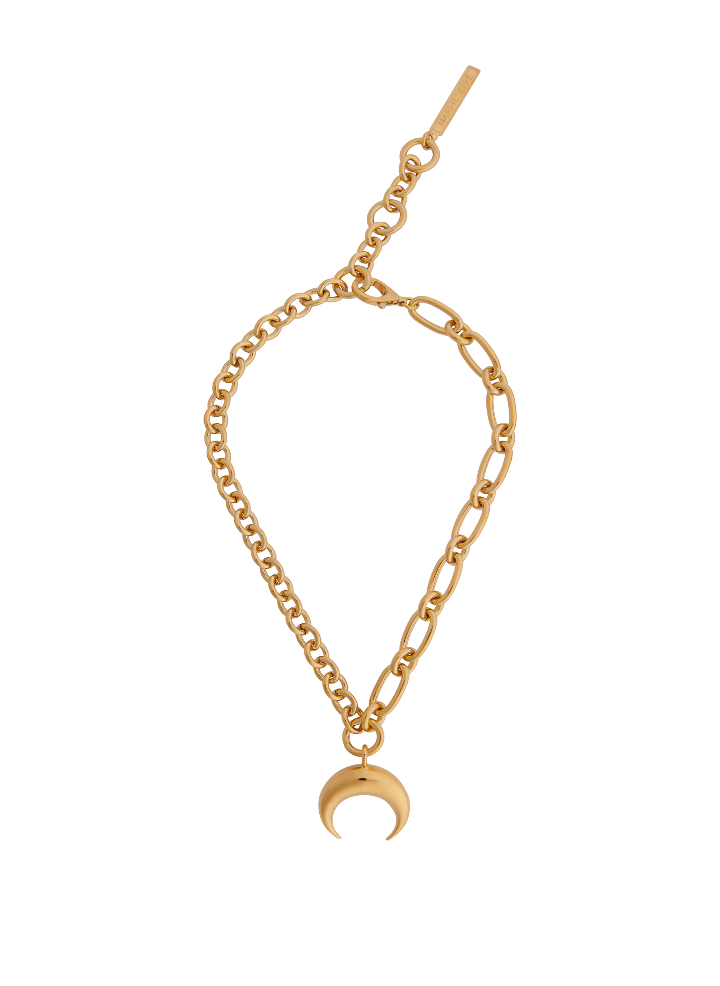 Chaîne moon plaquée or MARINE SERRE Doré