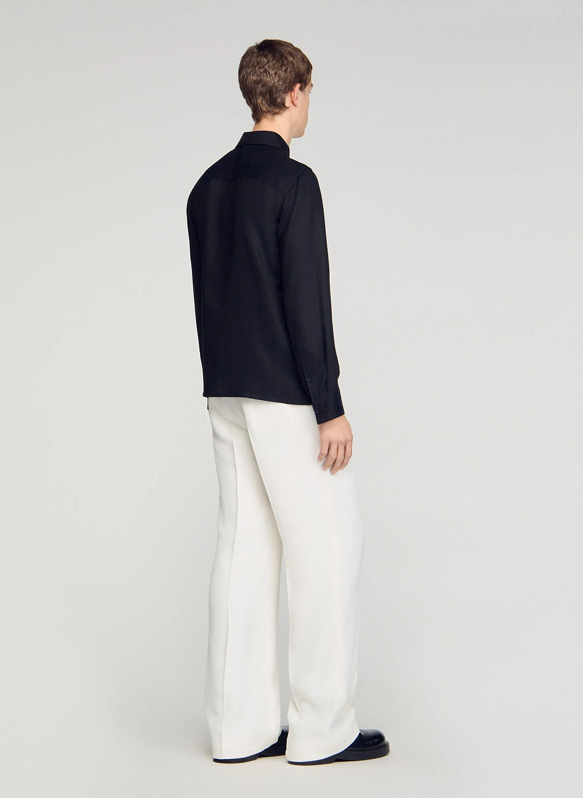 Veste col classique SANDRO Noir