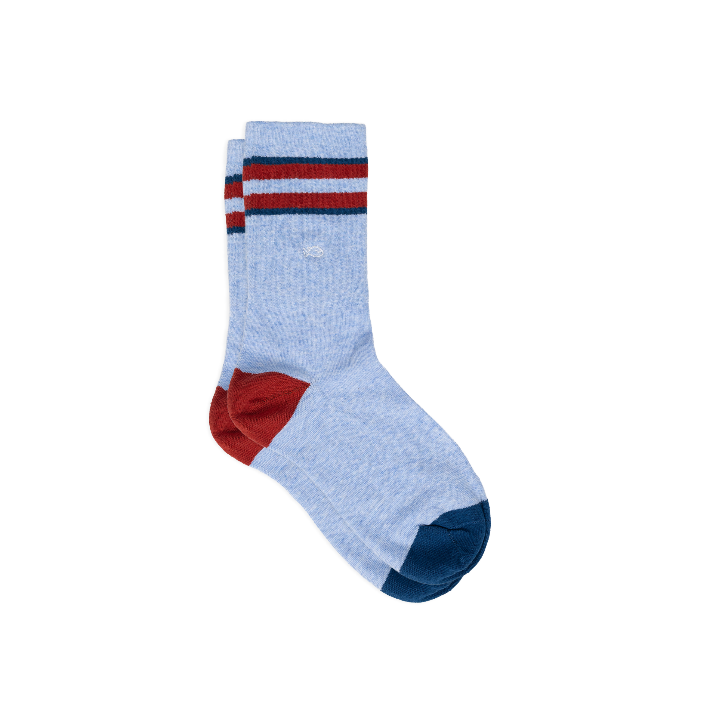 Chaussettes en coton peigné retro BILLYBELT Bleu