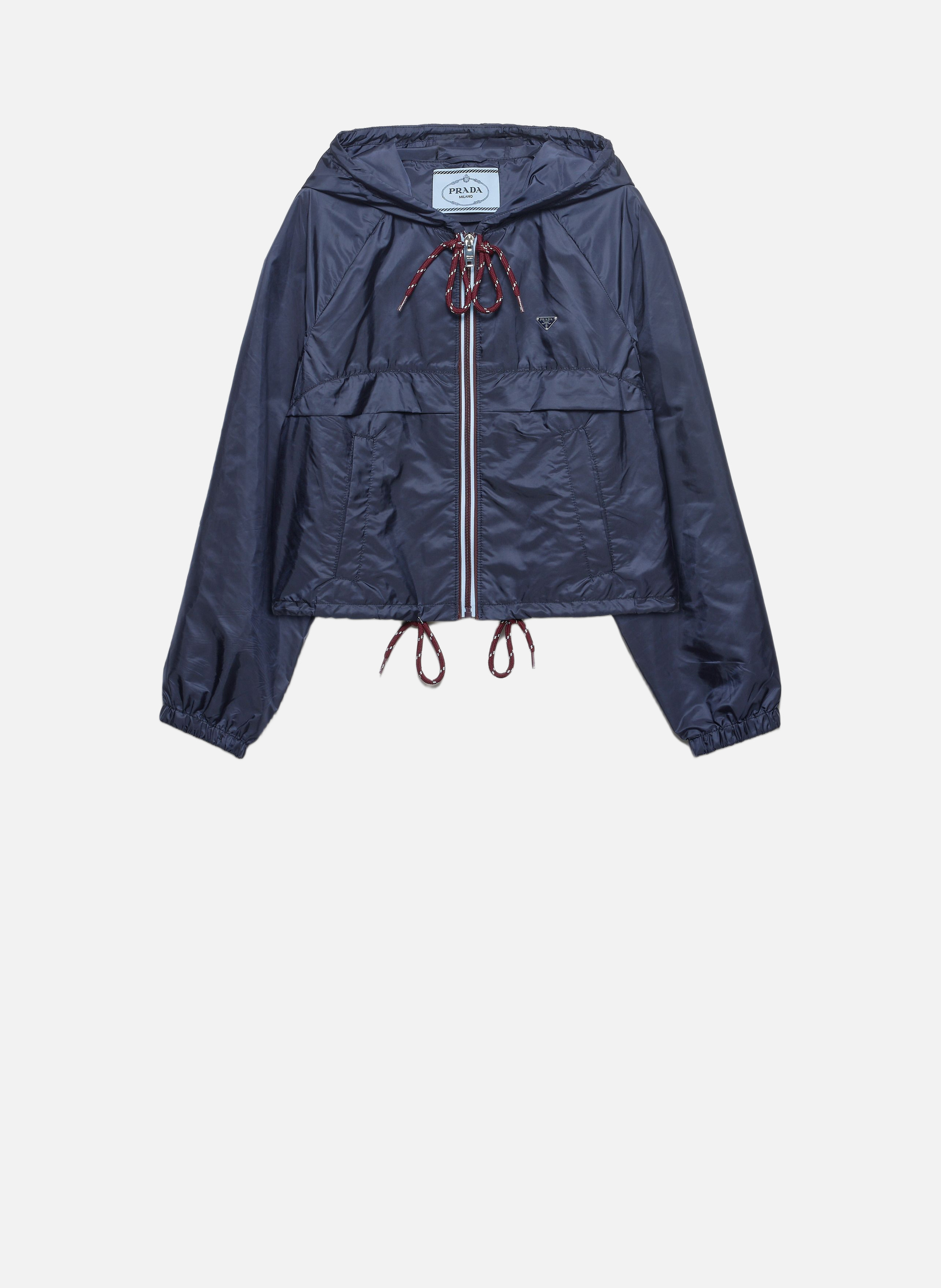 Veste légère en re-nylon PRADA Bleu