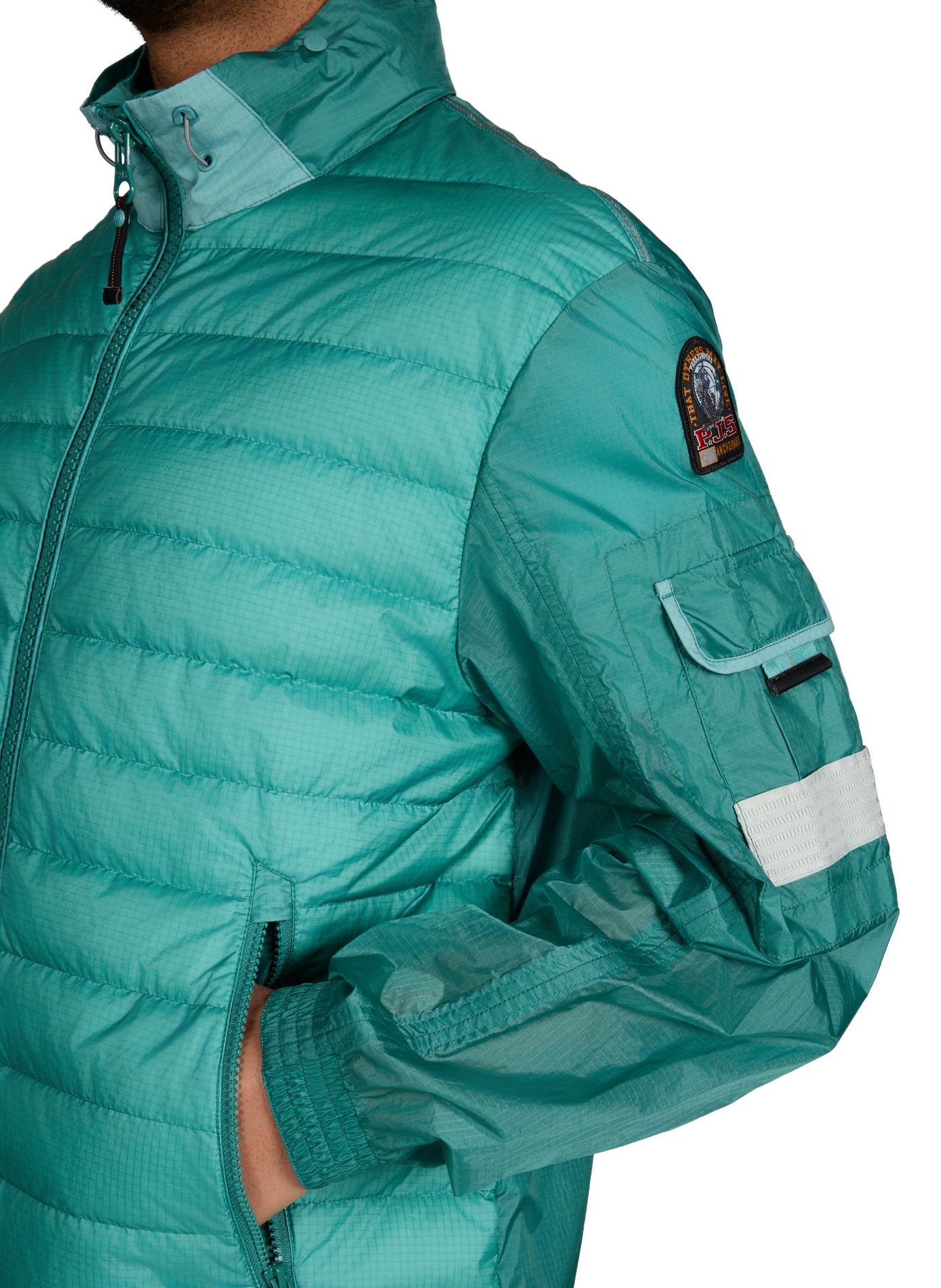 Quilted jacket Rimo with high collar PARAJUMPERS Blue