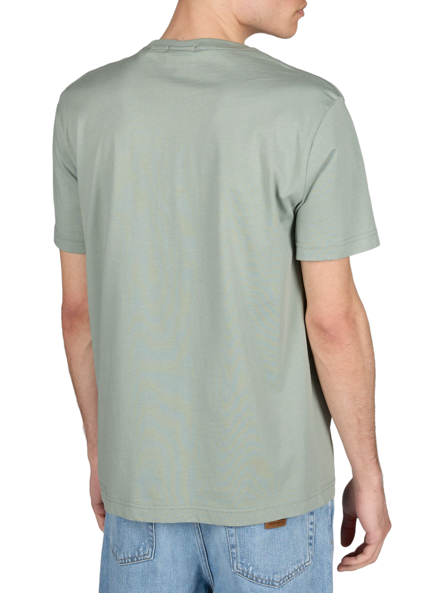 Plain Cotton T-shirt GANT Green