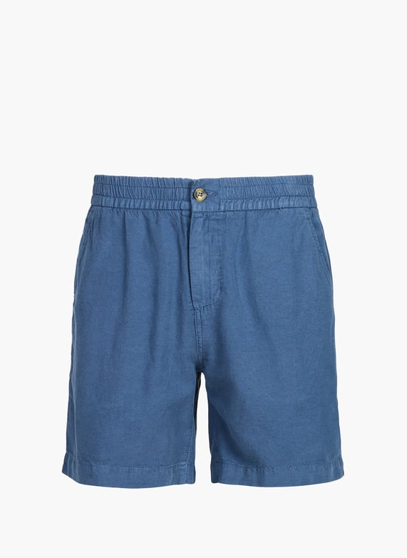Pantacourt homme Pantalon court ample et décontracté en coton et lin Pantacourt homme Pantalon court ample et décontracté en coton et lin