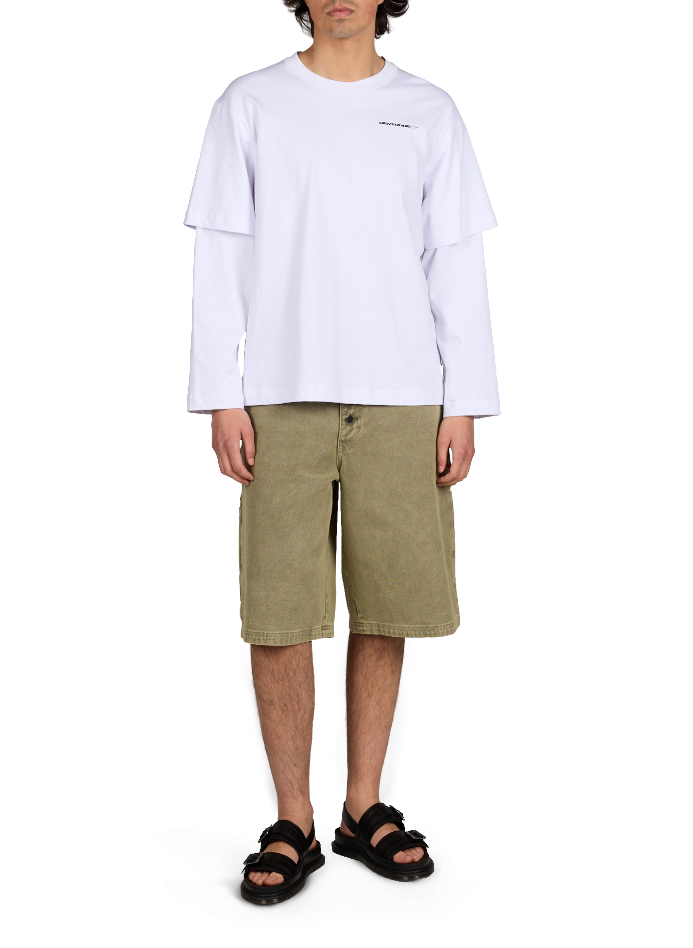 Solid leather sandals DR. MARTENS Black