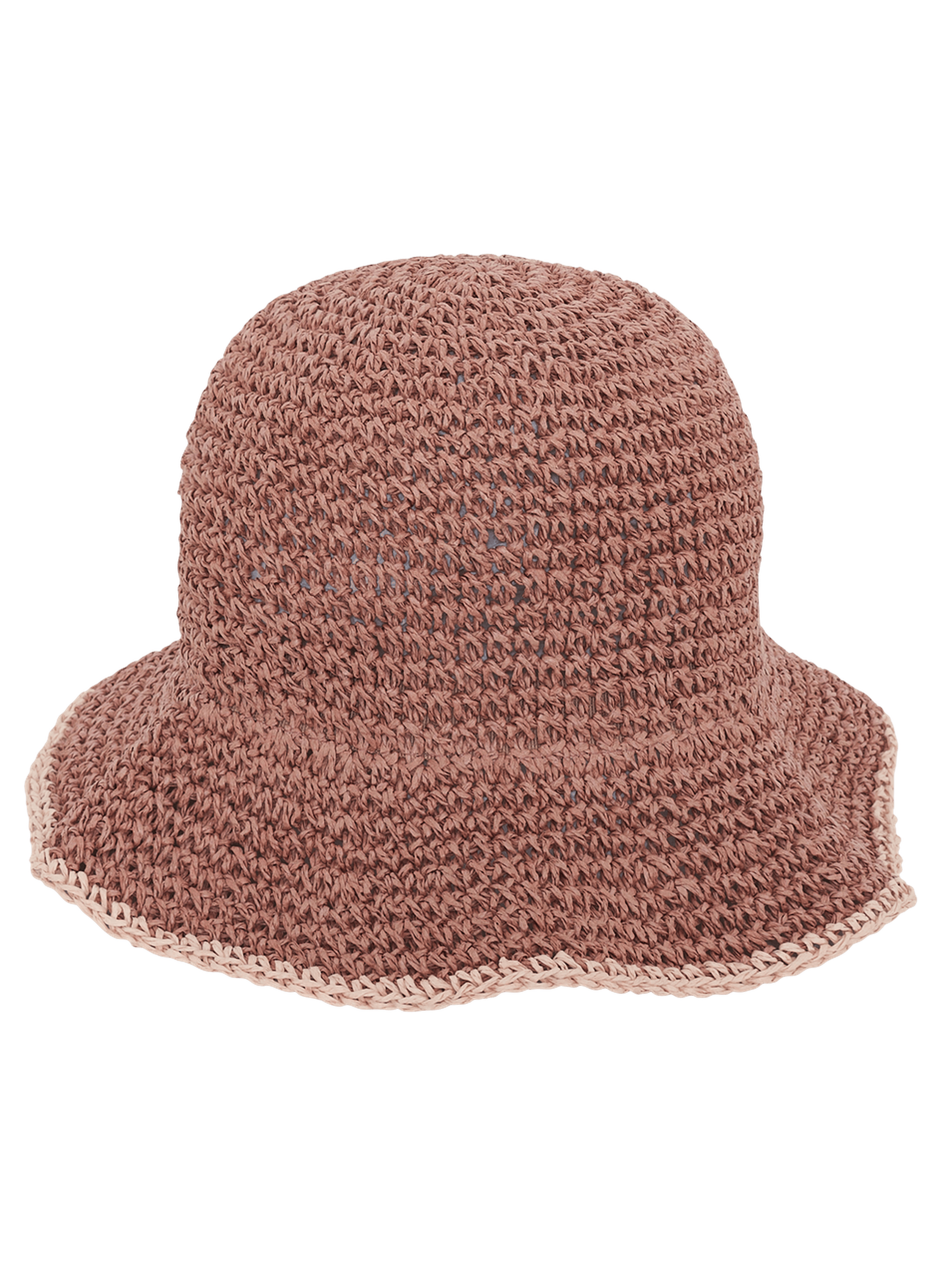 Chapeau de soleil coloré  Bois de rose