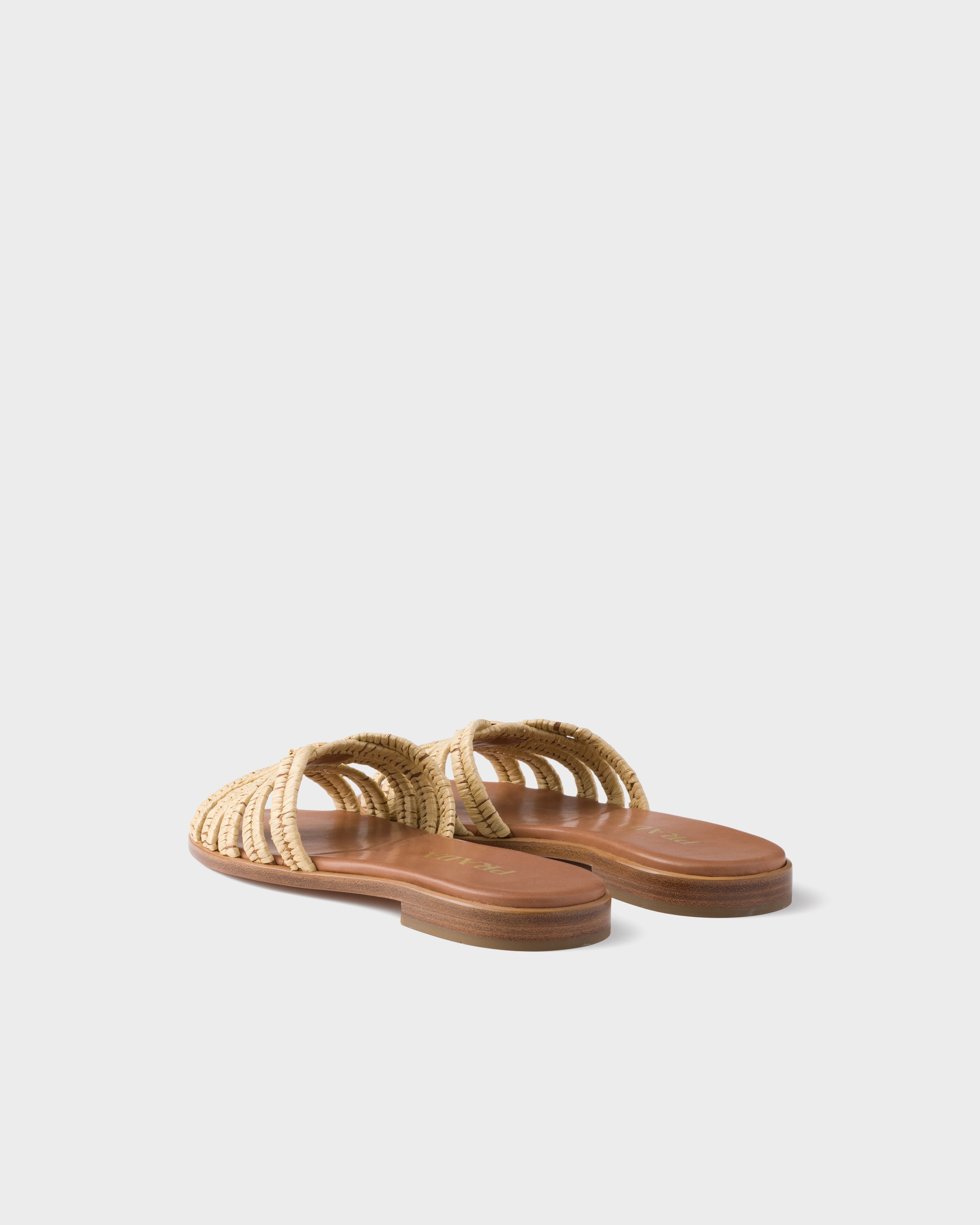 Mules en crochet PRADA Beige