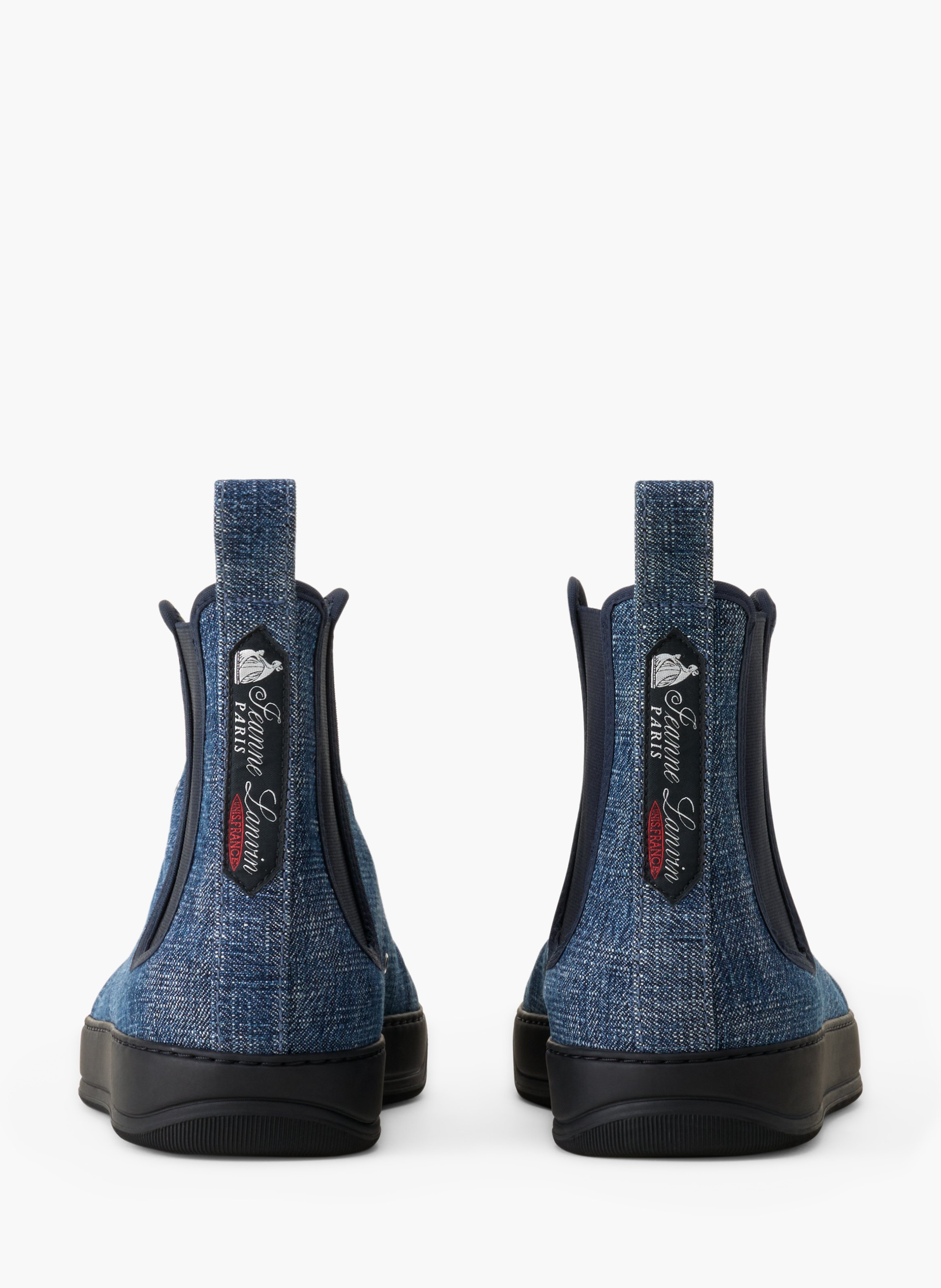 High top sneakers dbb1 en denim LANVIN Bleu