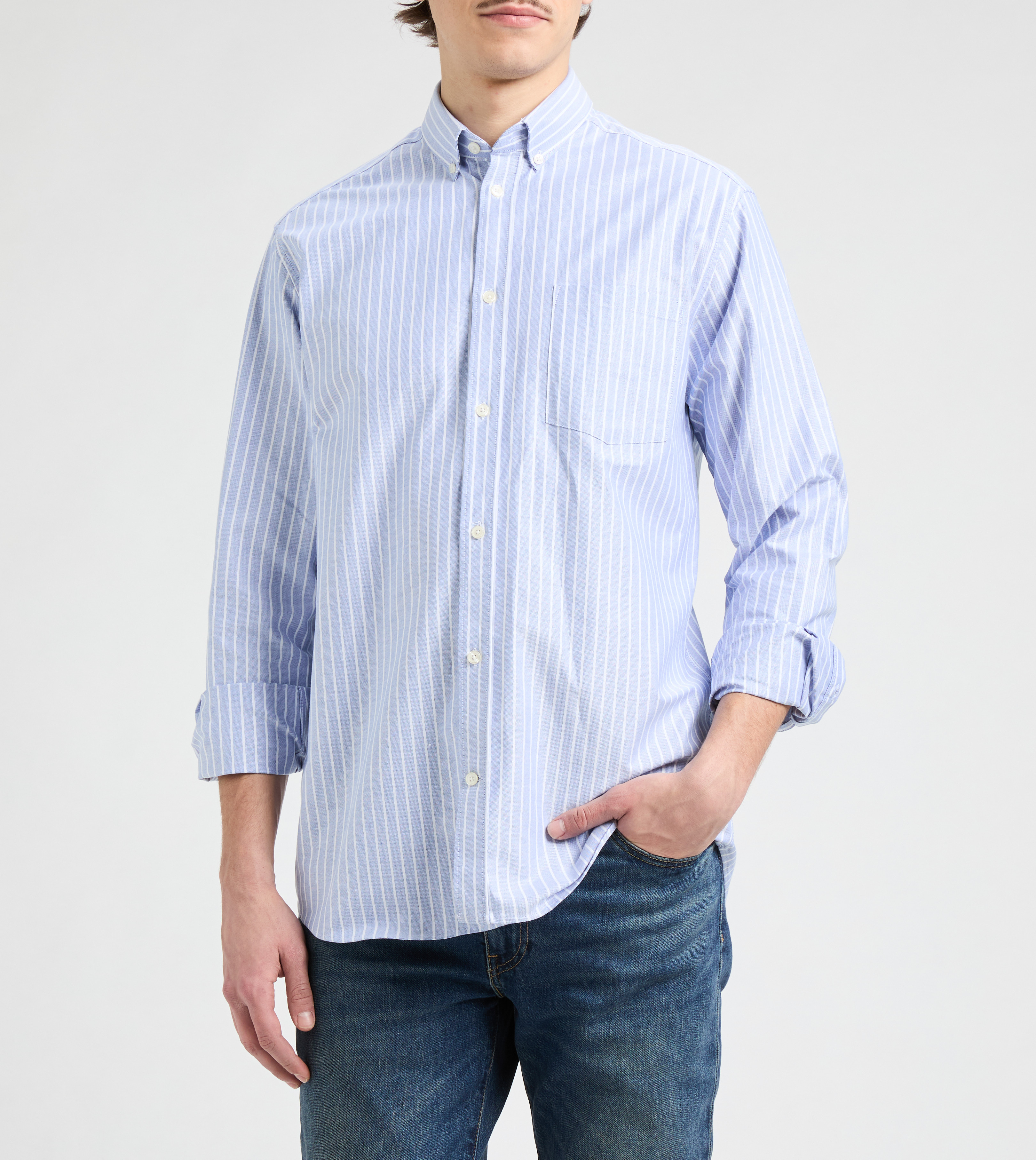 Plain shirt AU PRINTEMPS PARIS Blue