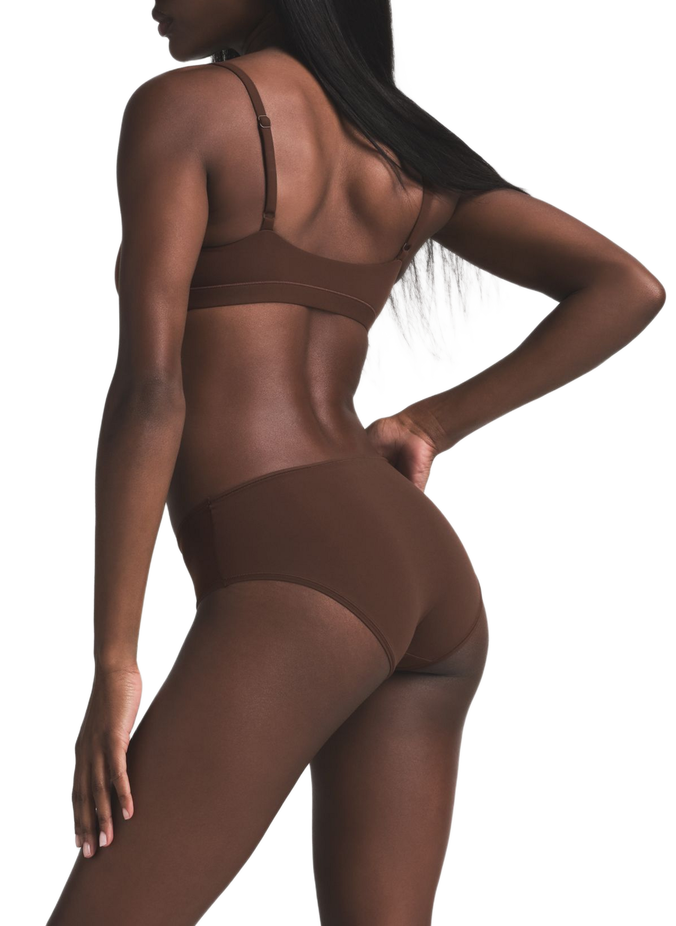 Solid mid-rise culottes SKIMS Brown