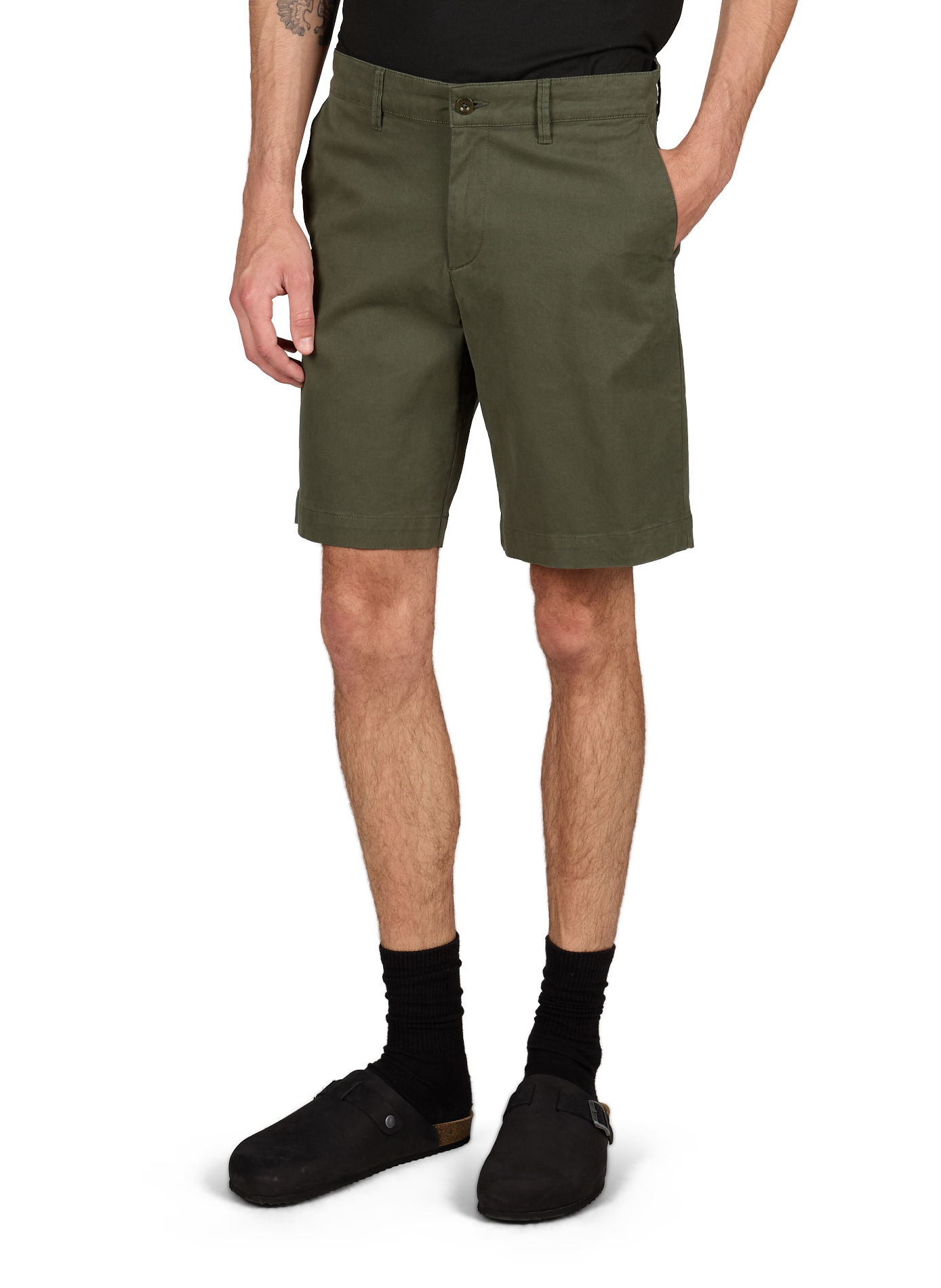 Kurze Chinohose aus Baumwollmischung AIGLE Khaki