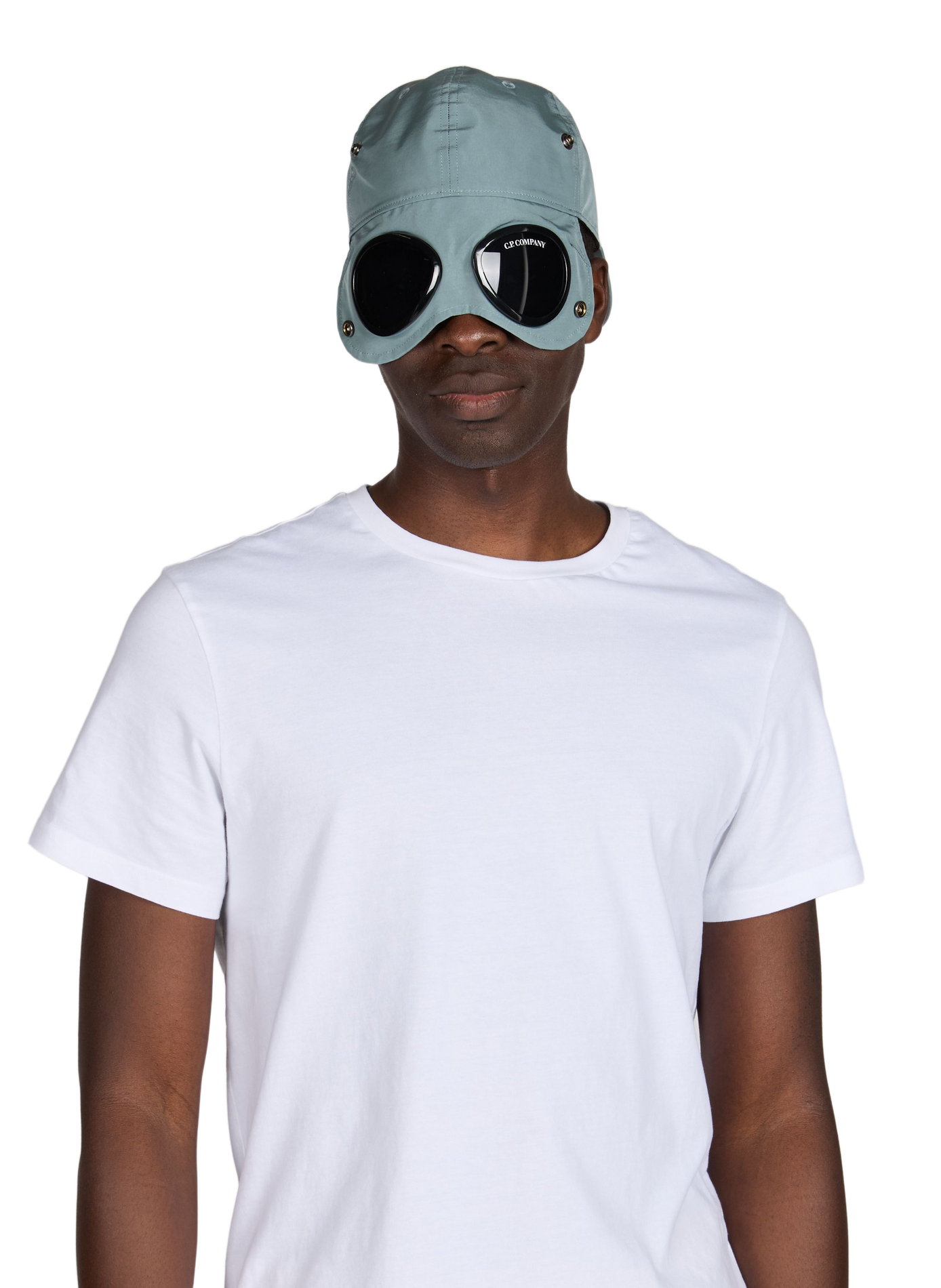 Casquette lunettes à l'arrière CP COMPANY Bleu
