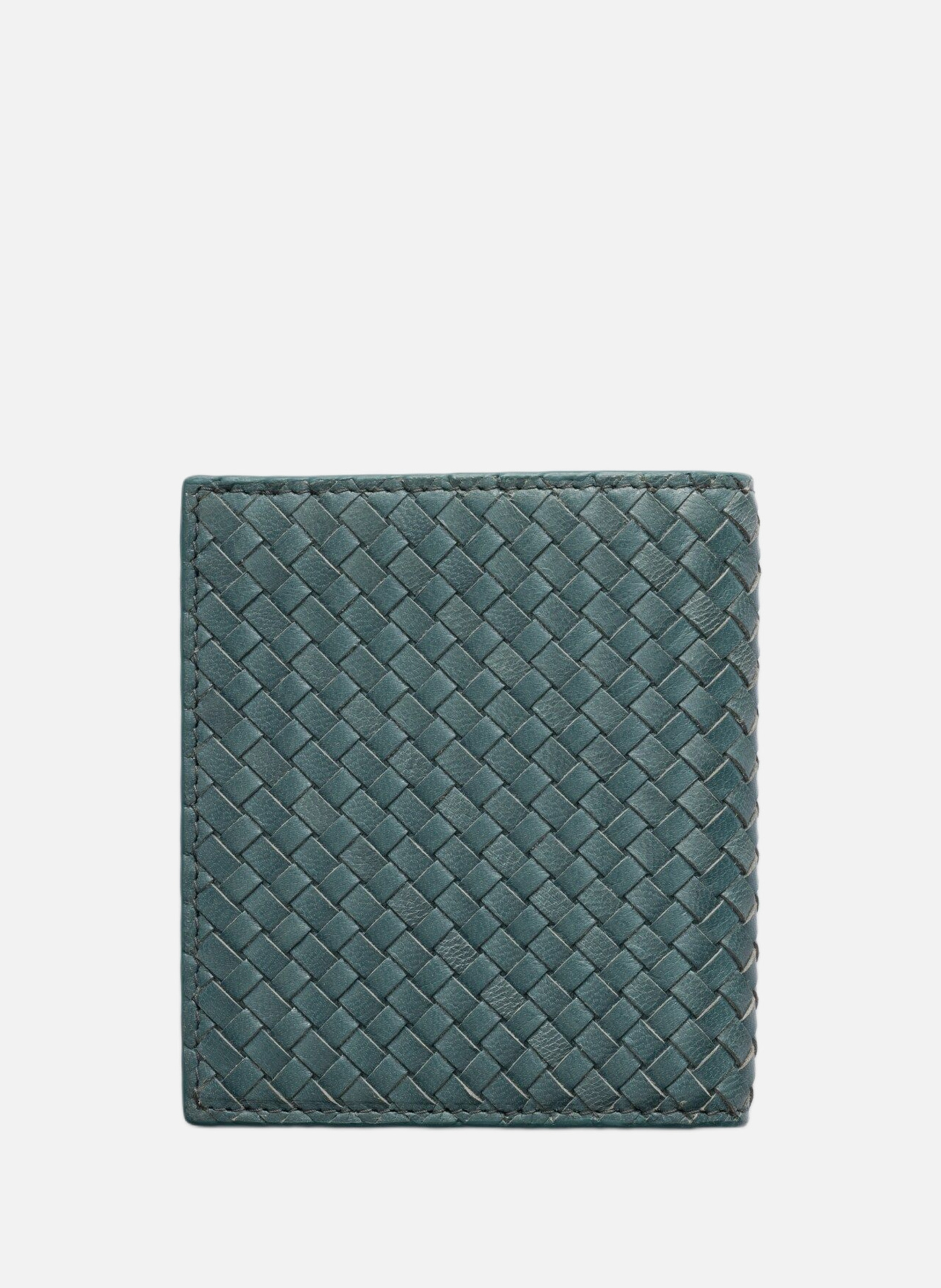 Portefeuille en cuir PRADA Bleu