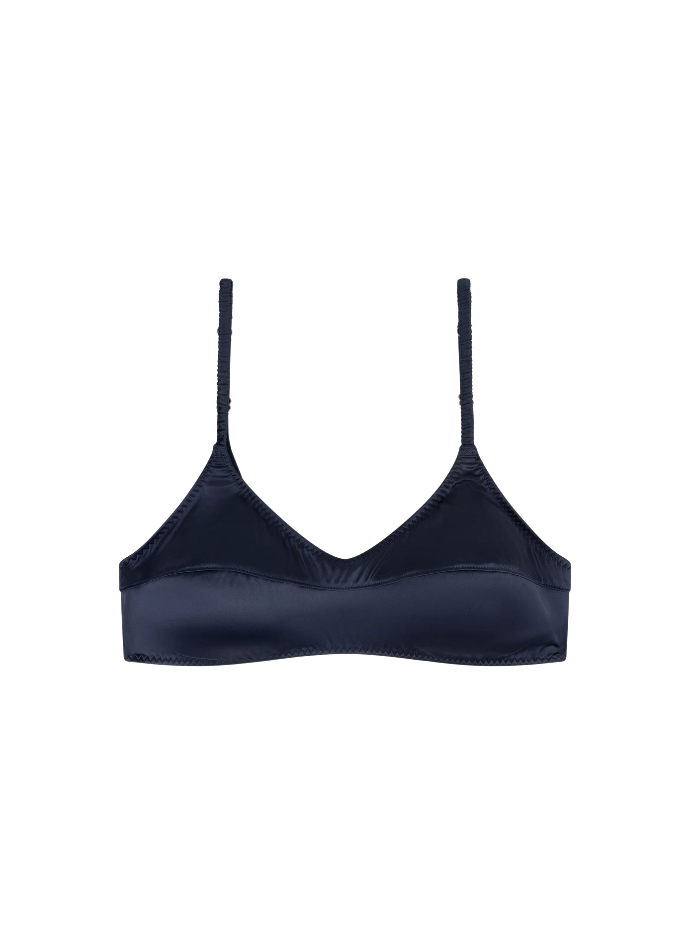 Büstenhalter ohne Bügel aus Satin LOVE STORIES Blau