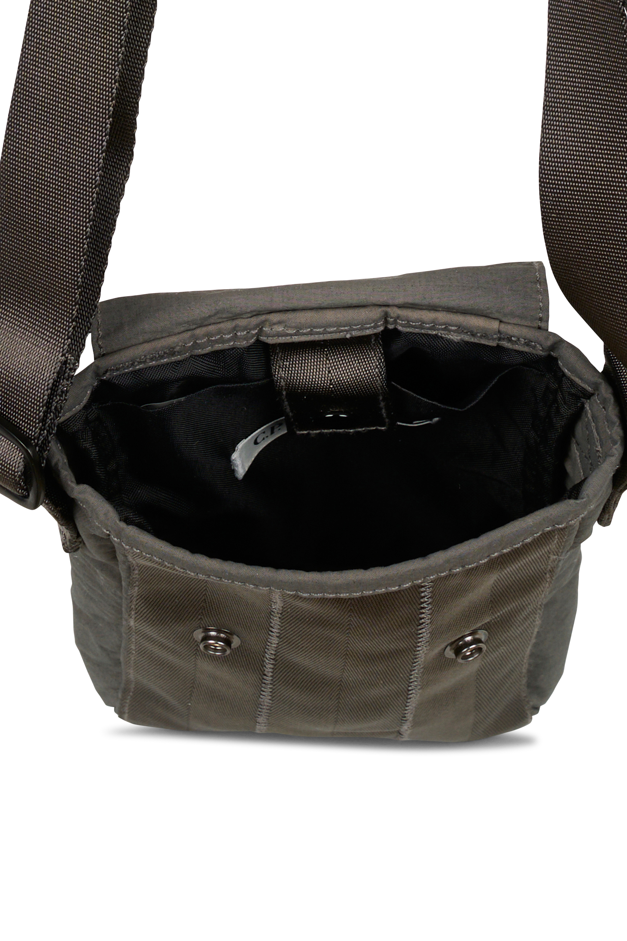 Pochette accessories bag in plain paper touch mixed CP COMPANY Kaki