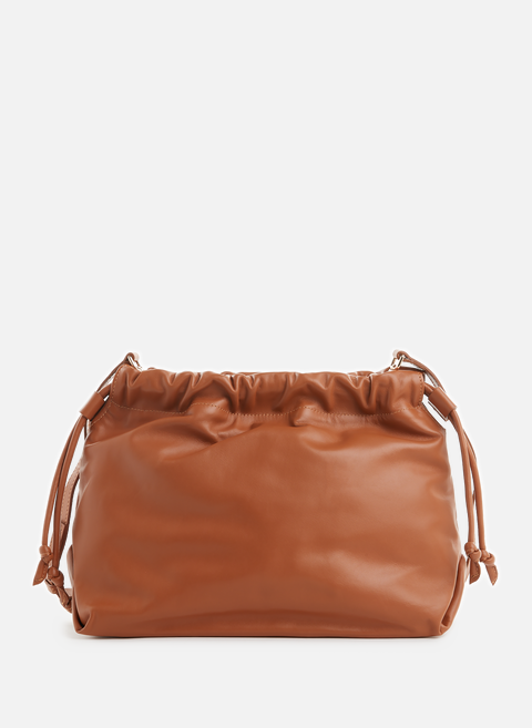 Brown leather clutch SEASON 1865 
