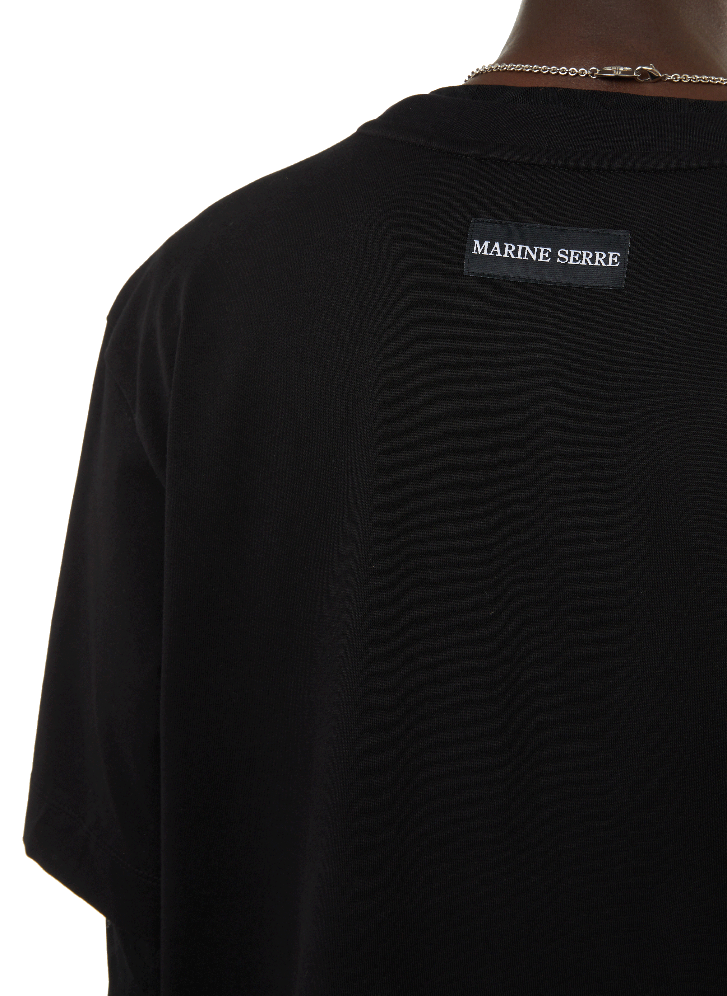 T-shirt en coton  MARINE SERRE Noir