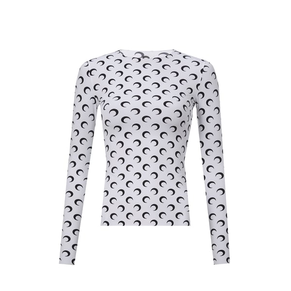 Top imprimé monogramme