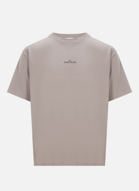 T-shirt en coton GrisSTONE ISLAND 