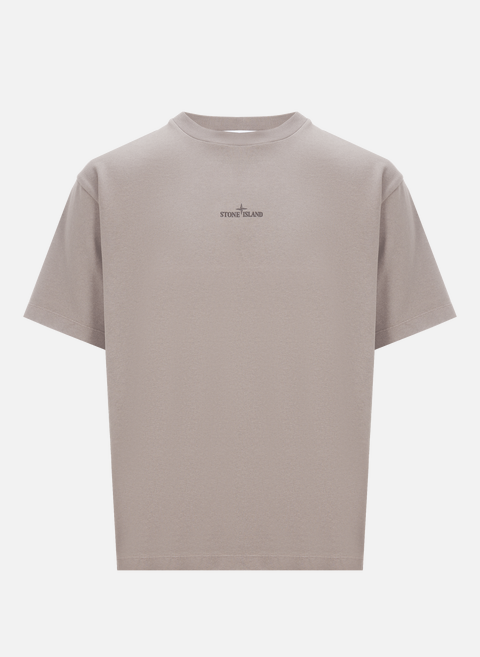 Baumwoll-T-Shirt GrauSTONE ISLAND 