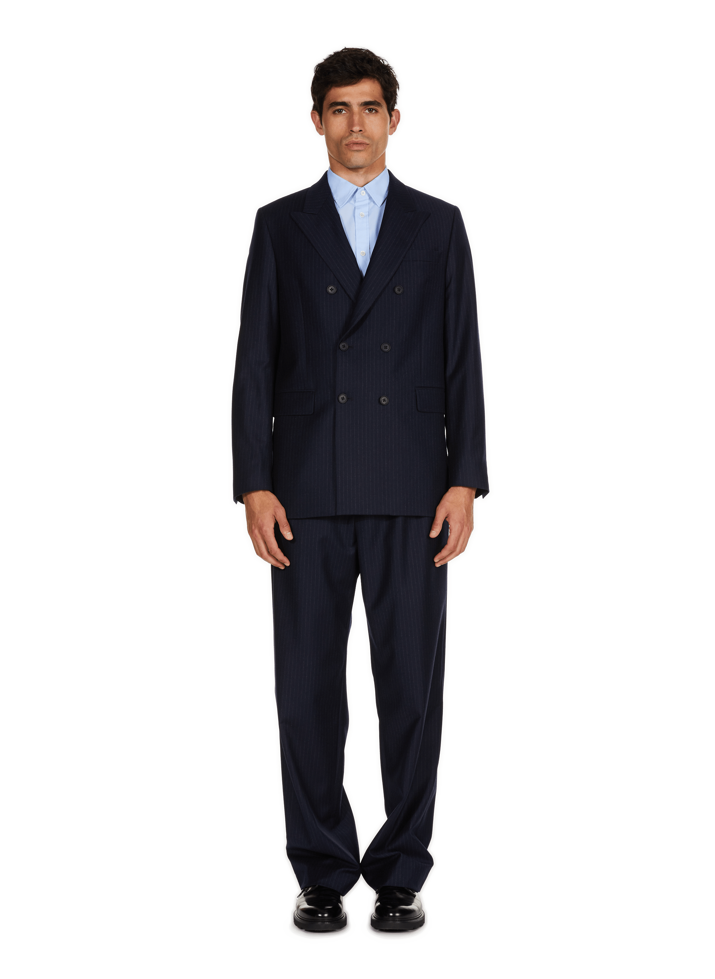 Houndstooth wool jacket SAISON 1865 Blue