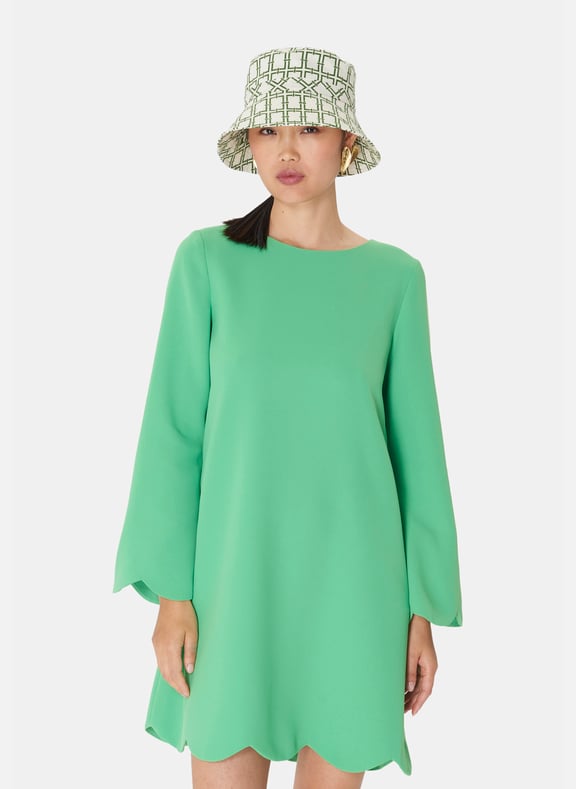 Robe évasée uni - ruoda Vert by TARA JARMON TARA JARMON Robe évasée uni - ruoda Vert