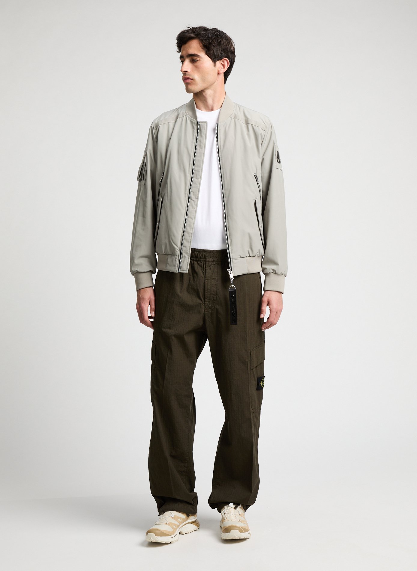 Cotton Cargo Pants STONE ISLAND Green