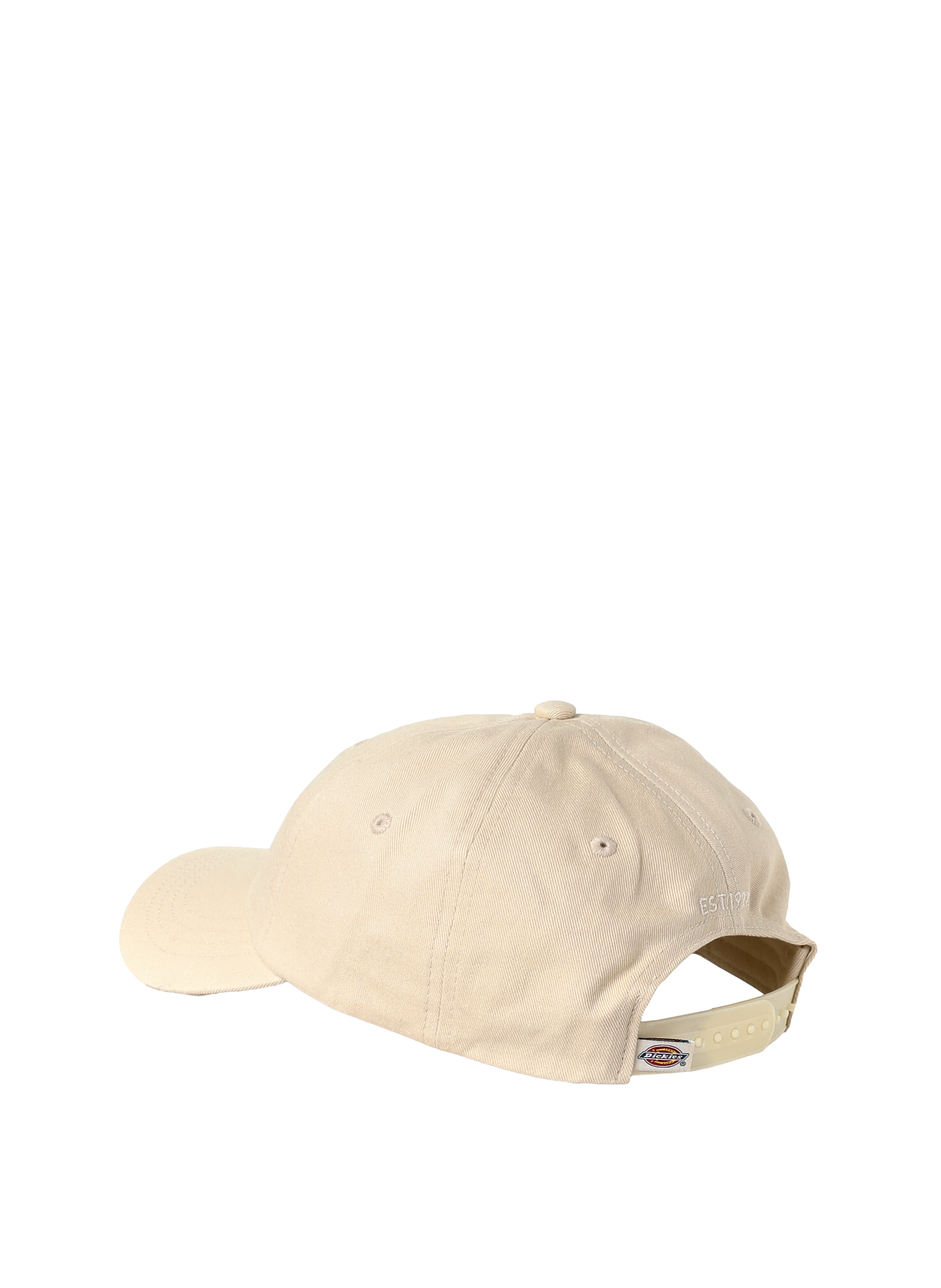 Cotton baseball cap with logo DICKIES White