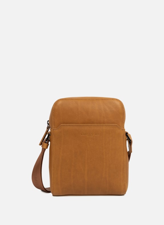 Sac trotteur - root Marron by LANCASTER LANCASTER Sac trotteur - root Marron
