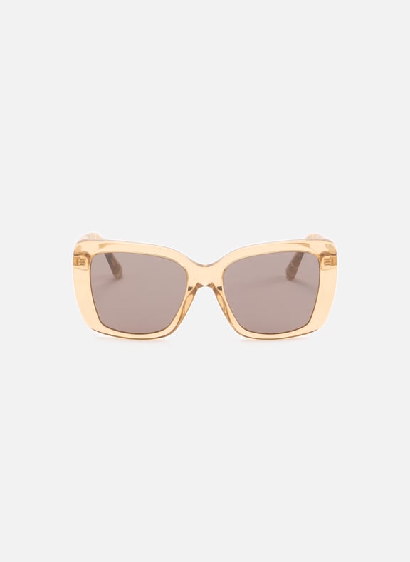 Lunettes de soleil carrées tubulaires Multicolore by BURBERRY BURBERRY Lunettes de soleil carrées tubulaires Multicolore
