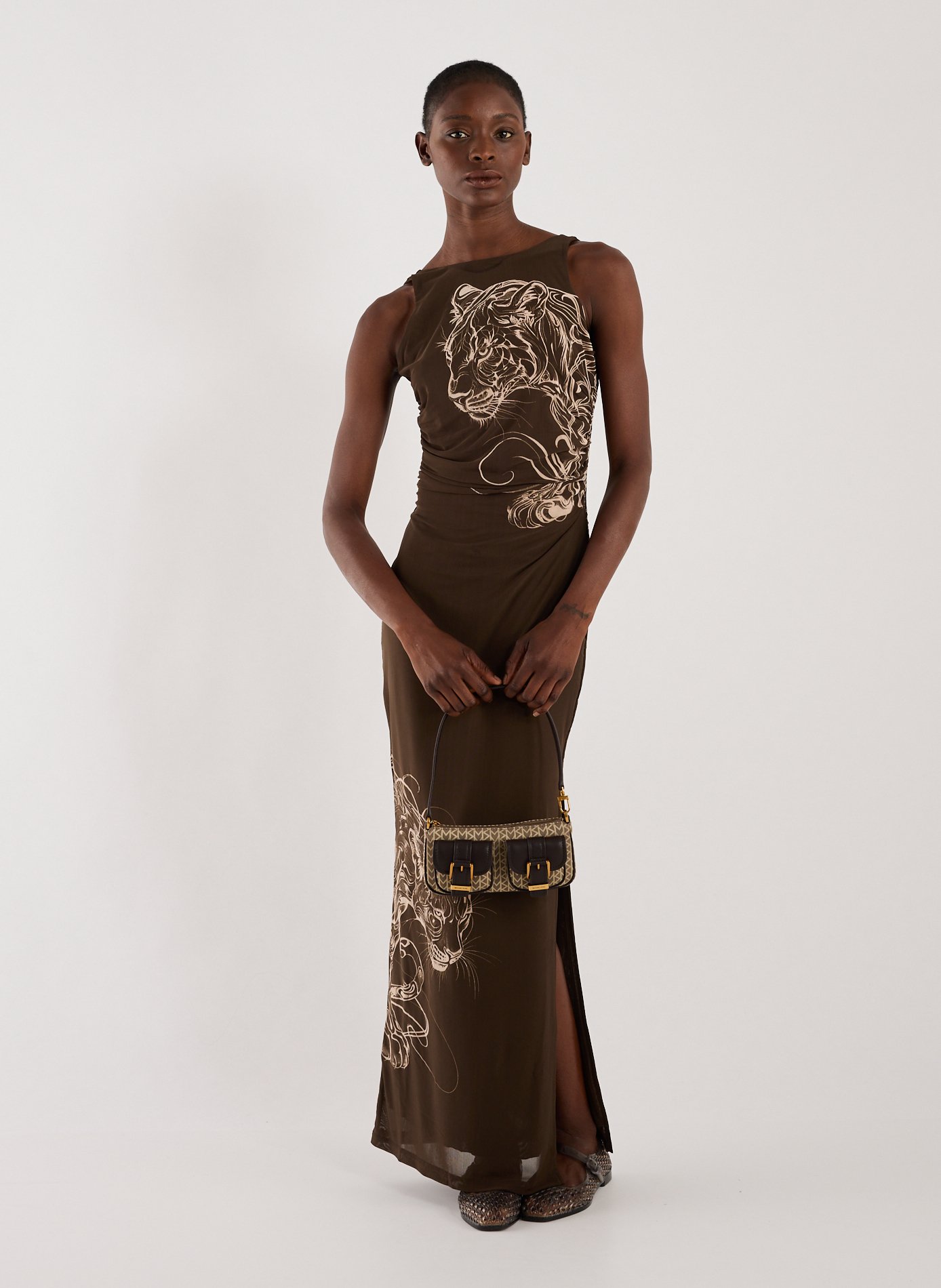 Sac à main imprimé  MICHAEL KORS Gris