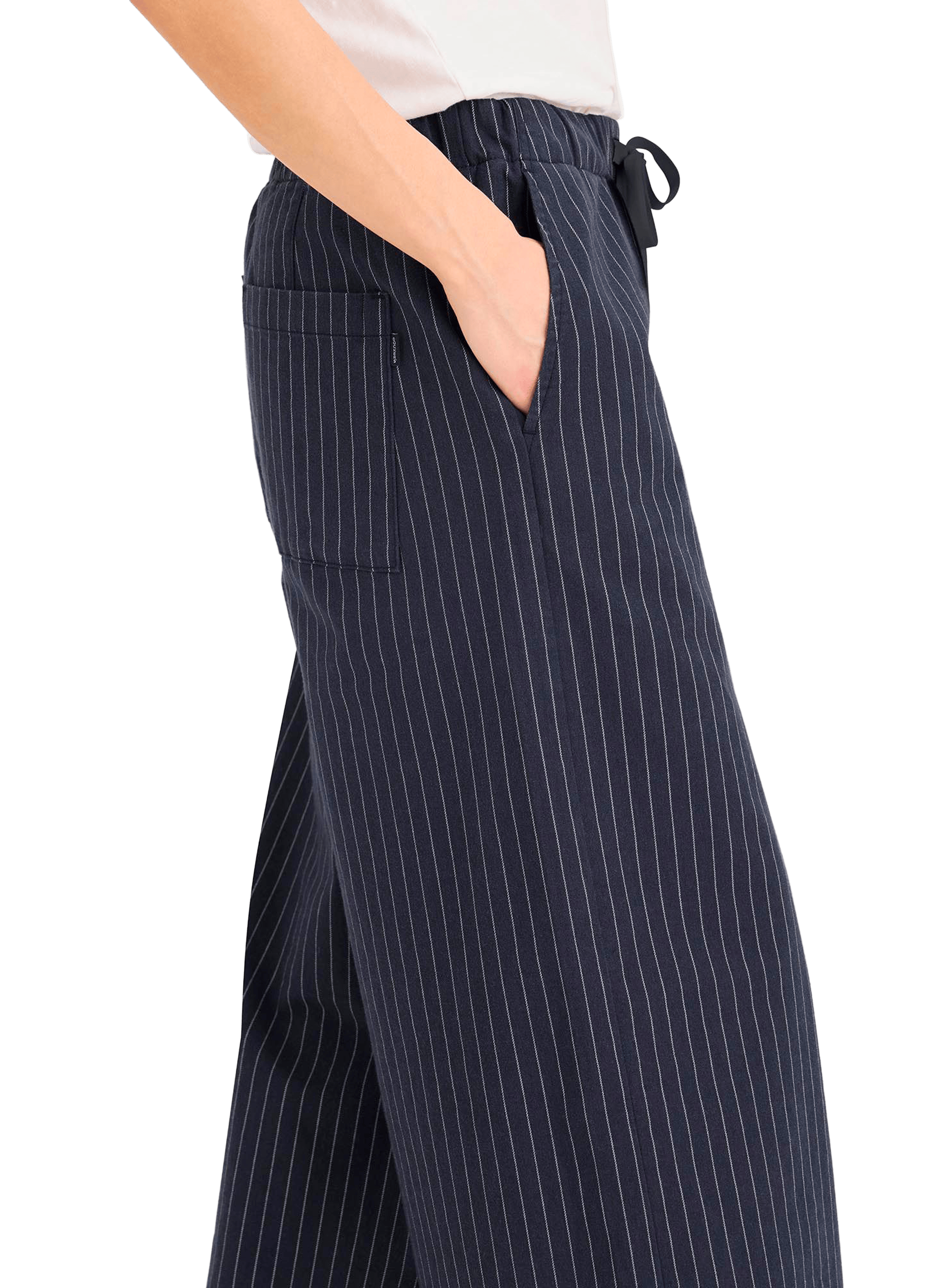 Pantalon large en coton DOCKERS Bleu