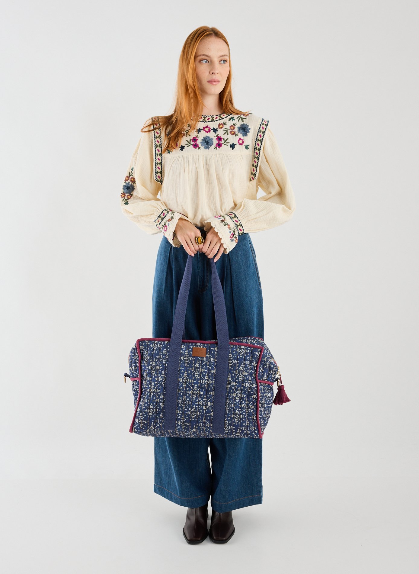 LOUISE MISHA Sac week end Lilio 36h Bleu