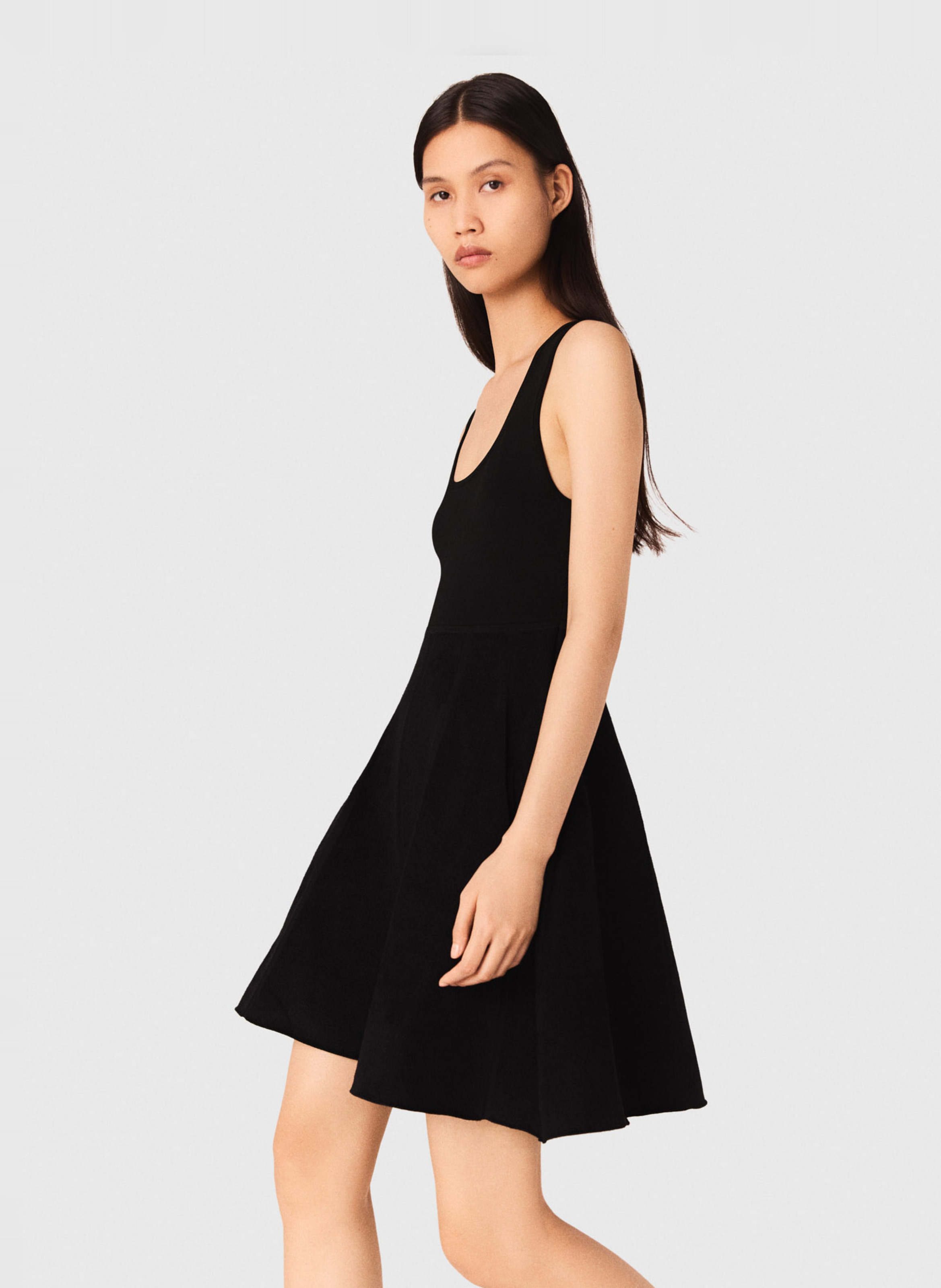 Robe 2-en-1 aspect velours MAJE Noir