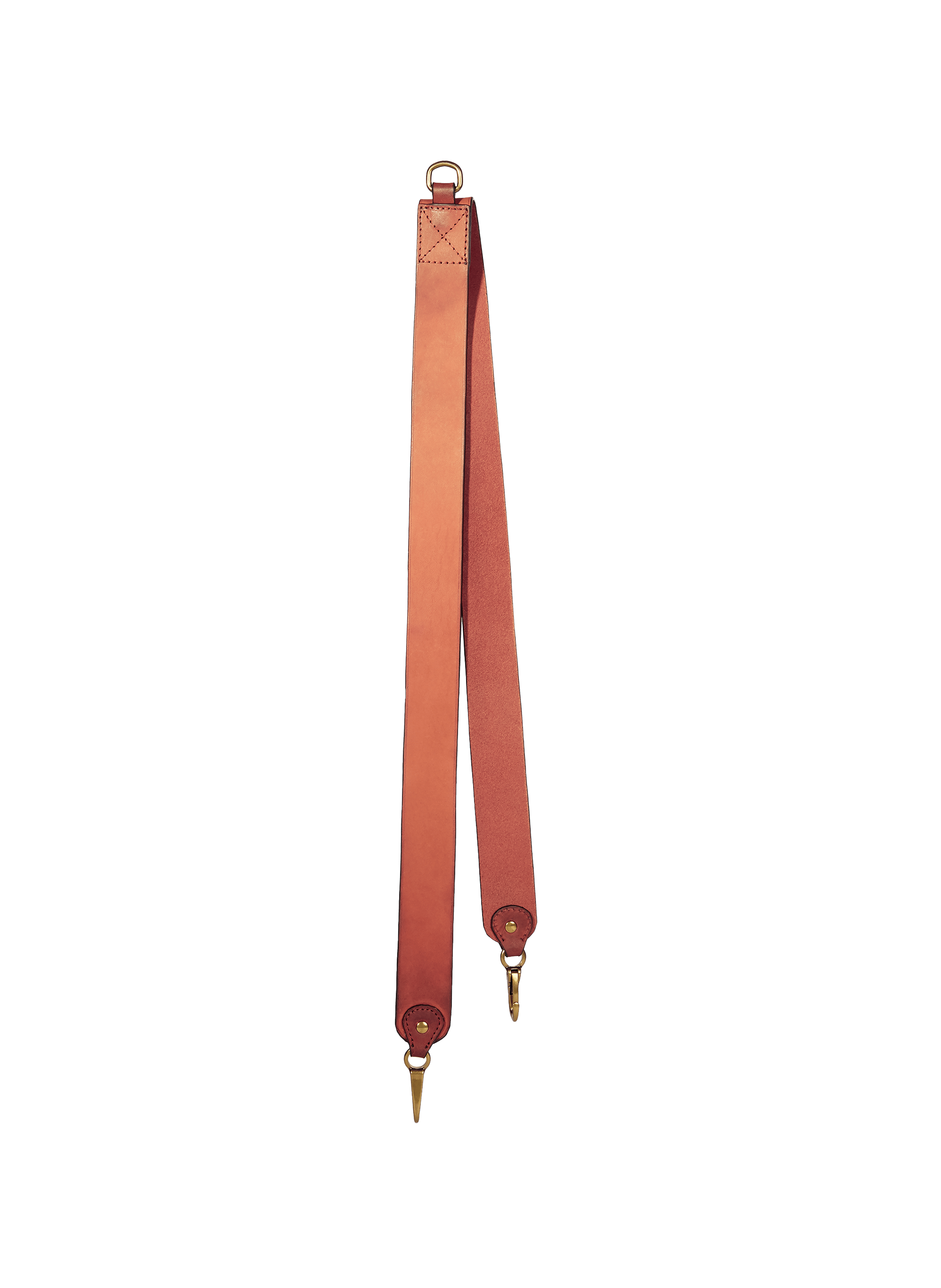 JÉRÔME DREYFUSS Removable leather shoulder strap Brown