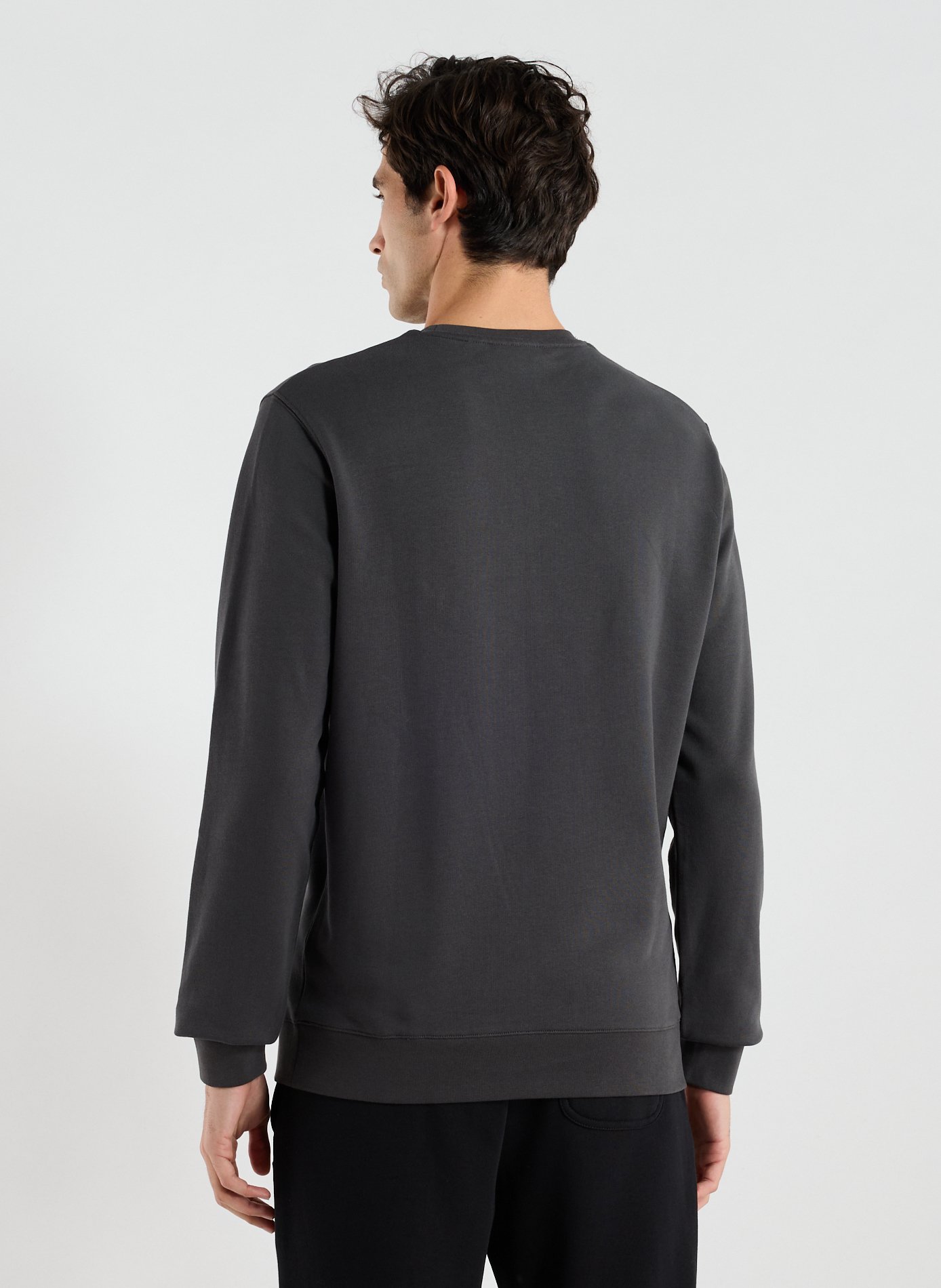 Sweatshirt col rond en coton LYLE & SCOTT Gris