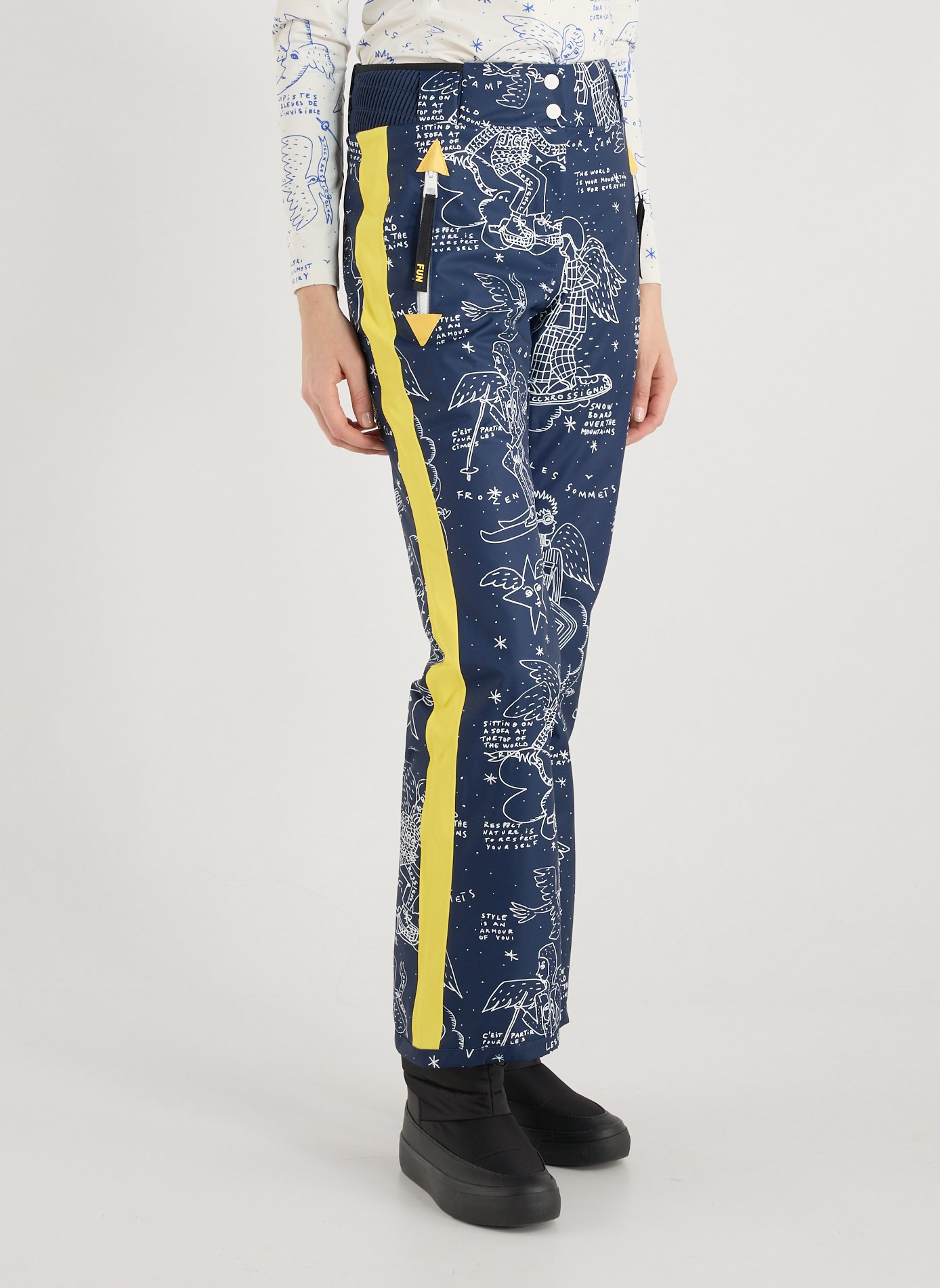 ROSSIGNOL Ski pants with print Multicolour