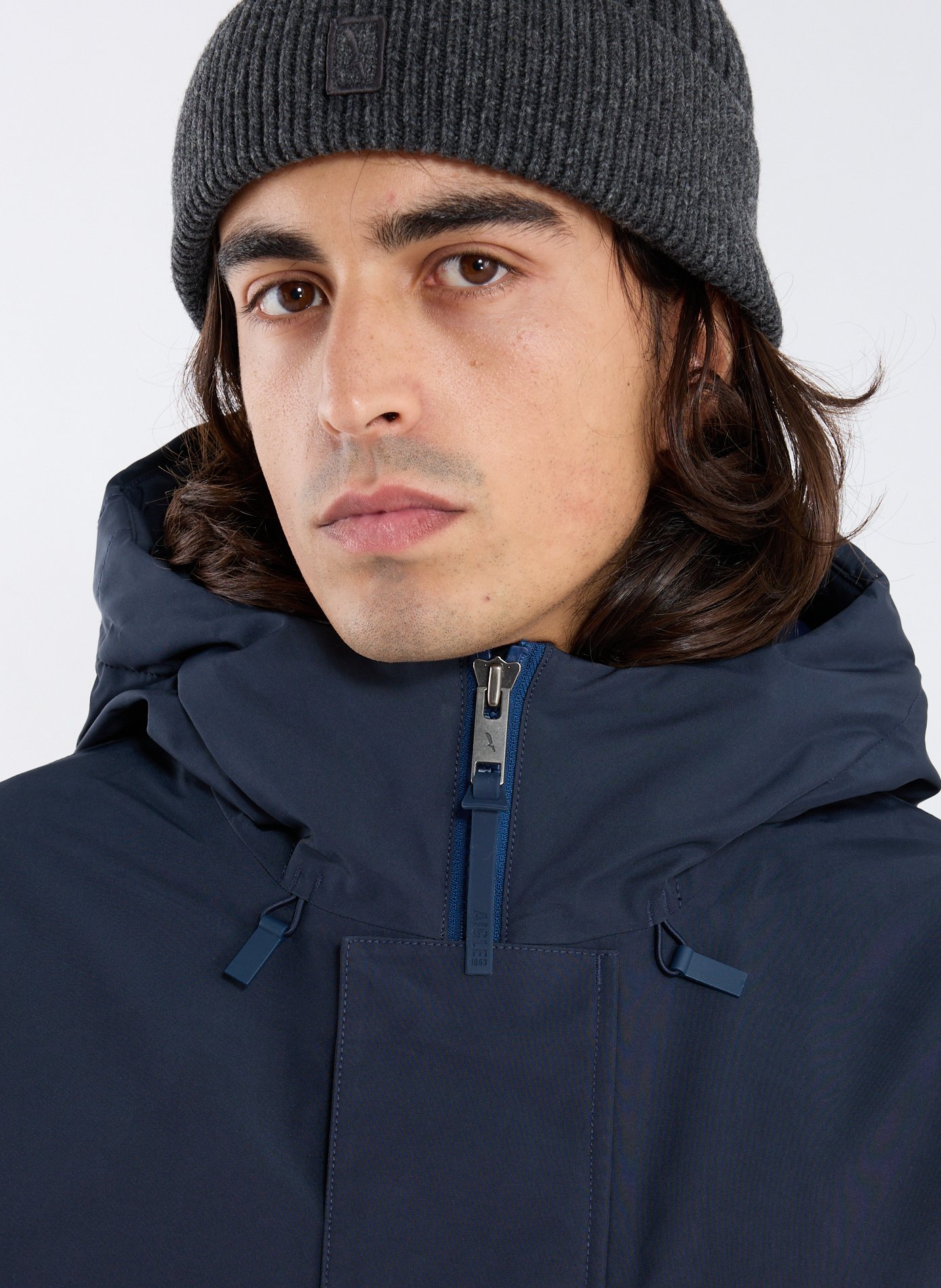 Parka à capuche  AIGLE Bleu