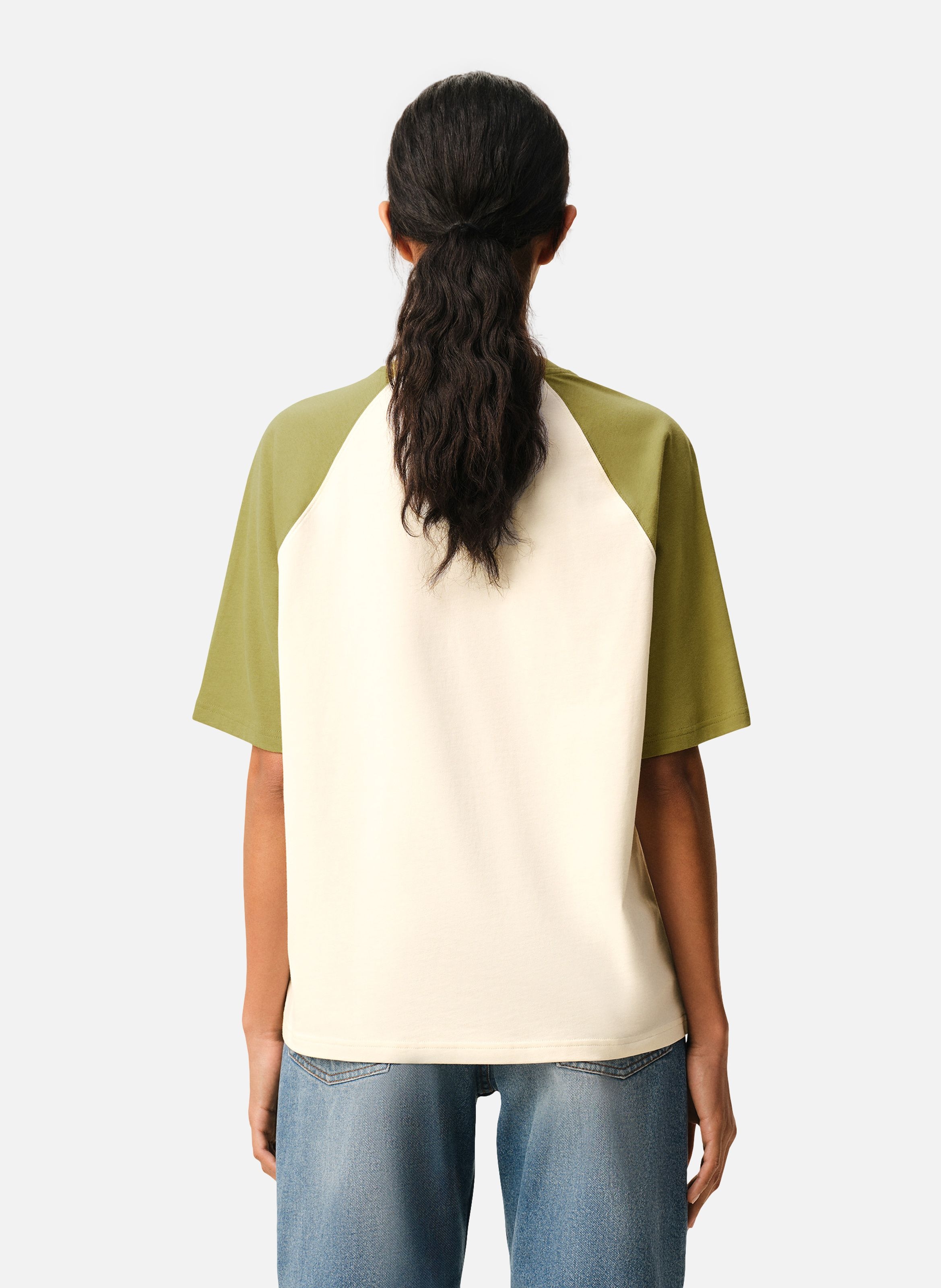 T-shirt ami de coeur en crochet unisexe en coton AMI PARIS Blanc