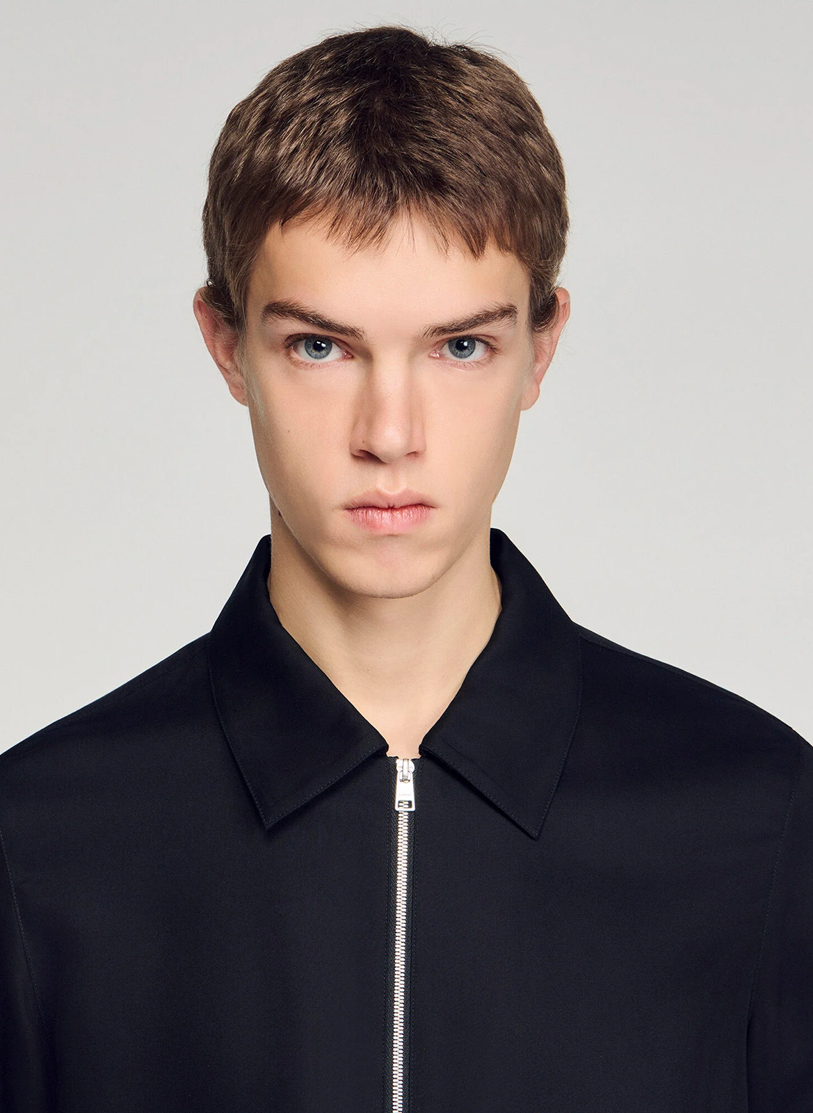 Veste col classique SANDRO Noir