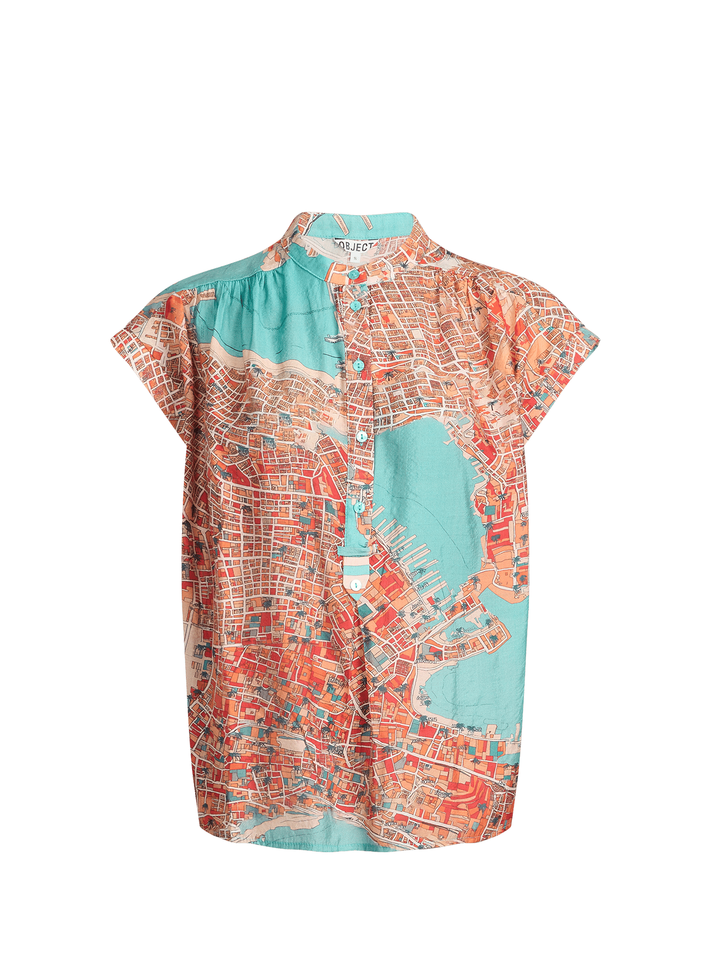 Printed Objeta Blouse OBJECT Multicolour