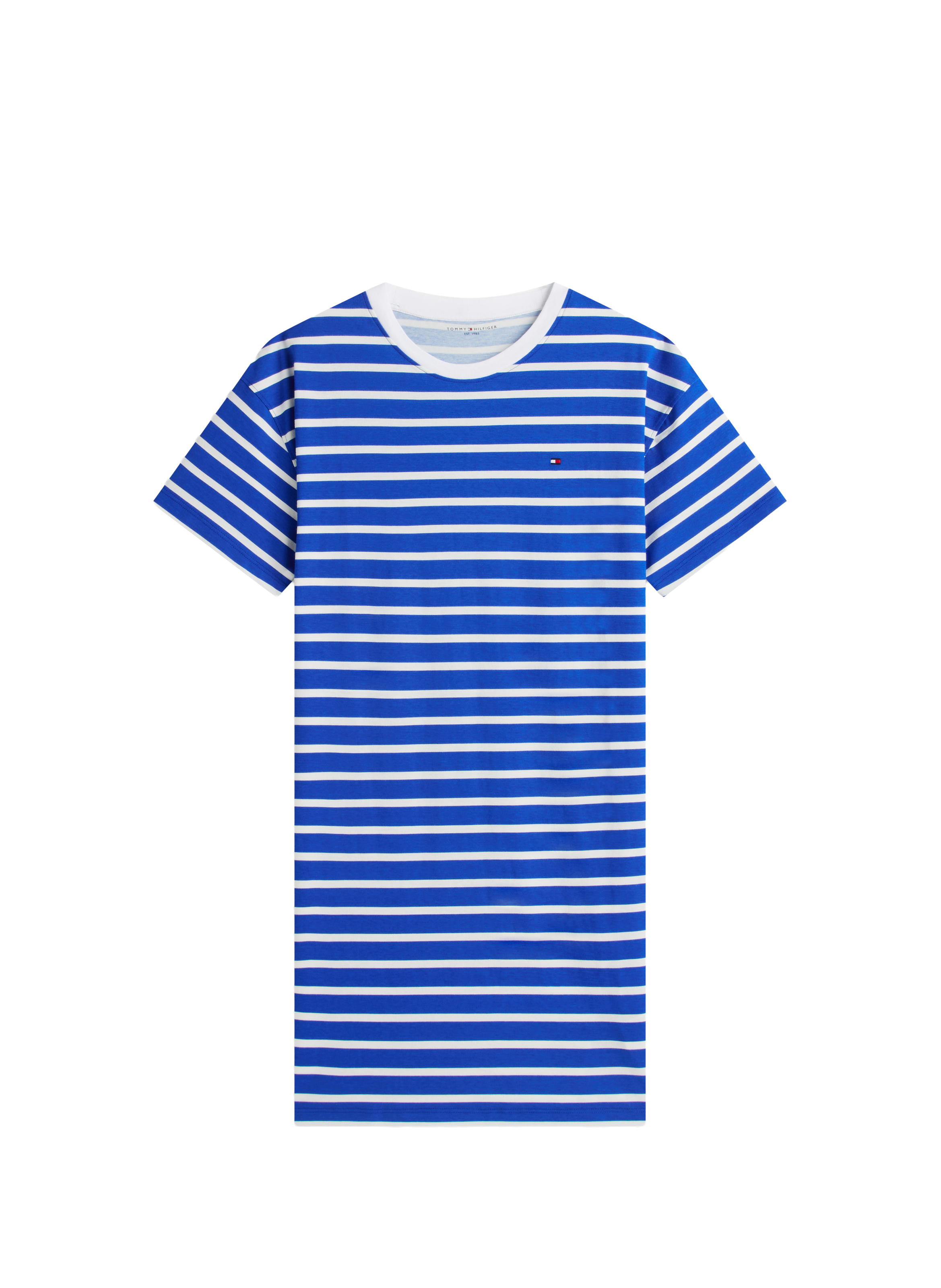 Nachthemd aus Baumwolle TOMMY HILFIGER Blau