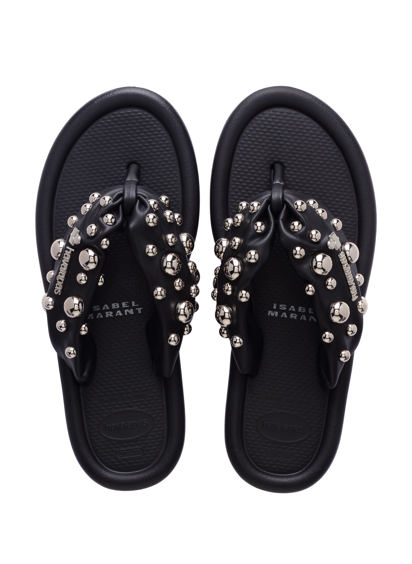 Isabel Marant x Havaianas - Stud-embellished flip-flops HAVAIANAS Black