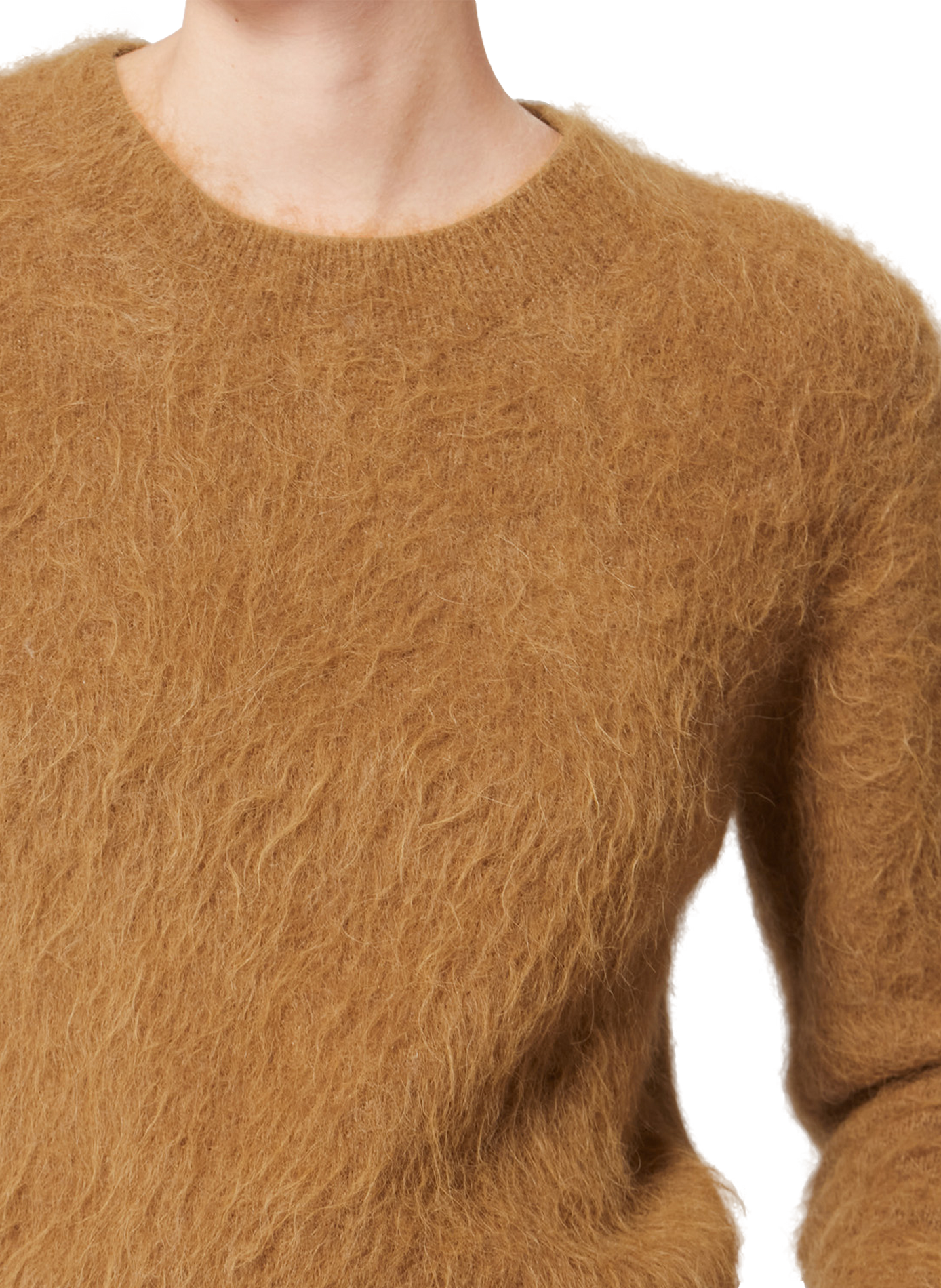 Hermine alpaca and merino wool sweater ISABEL MARANT Brown