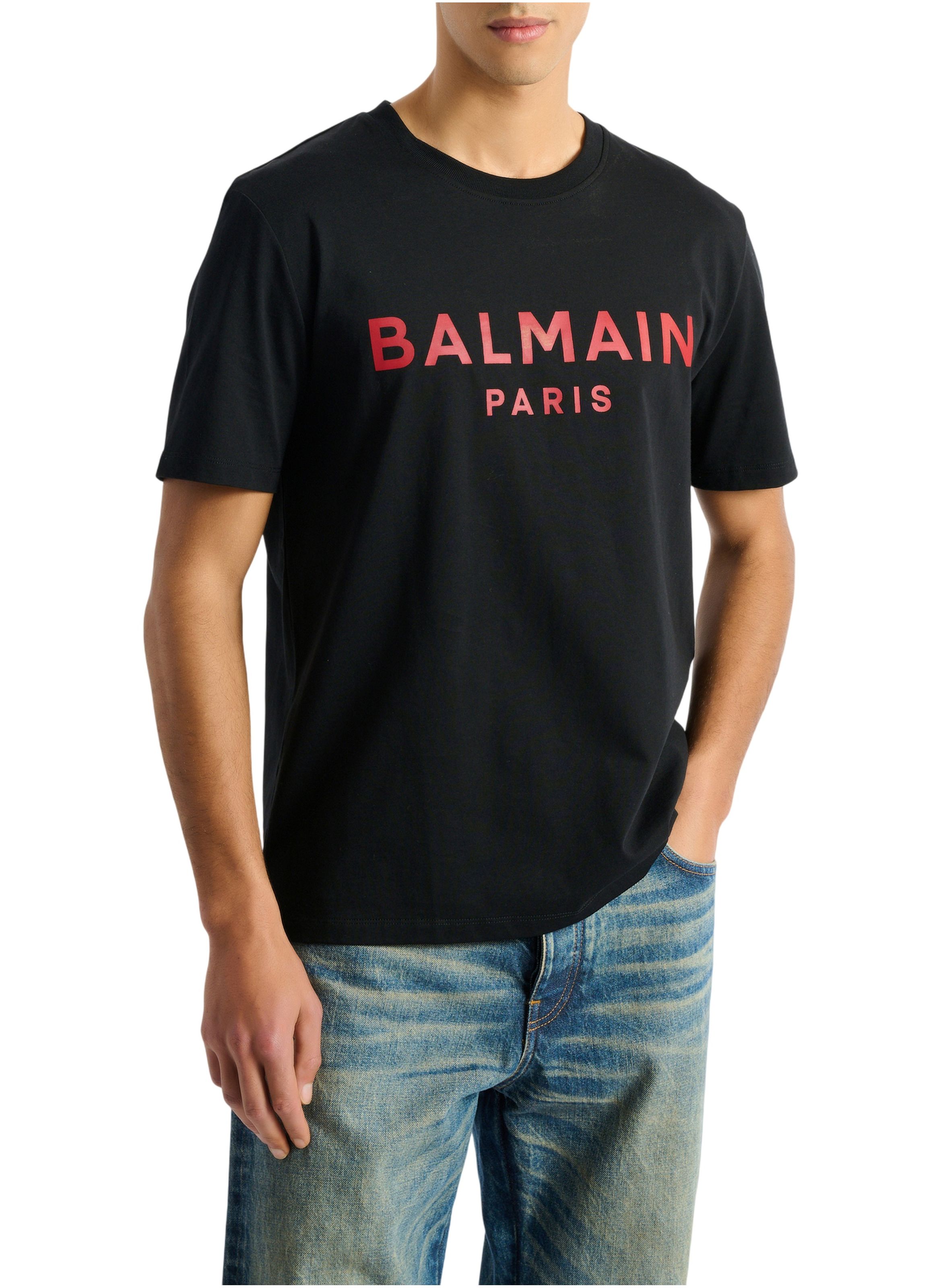 T-shirt imprimé balmain paris BALMAIN Multicolore