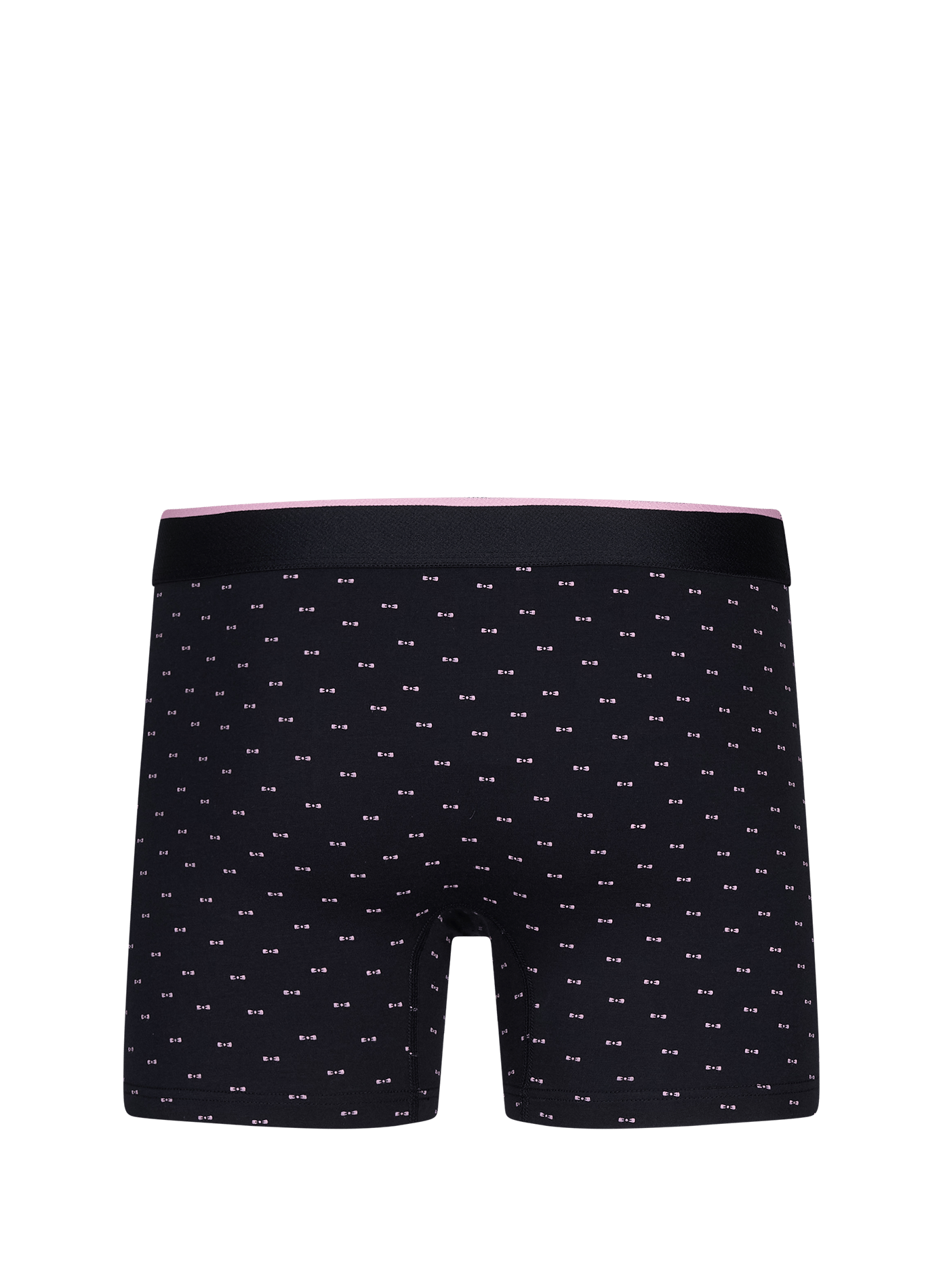 Boxer en coton stretch à micromotifs nœuds papillon EDEN PARK Bleu