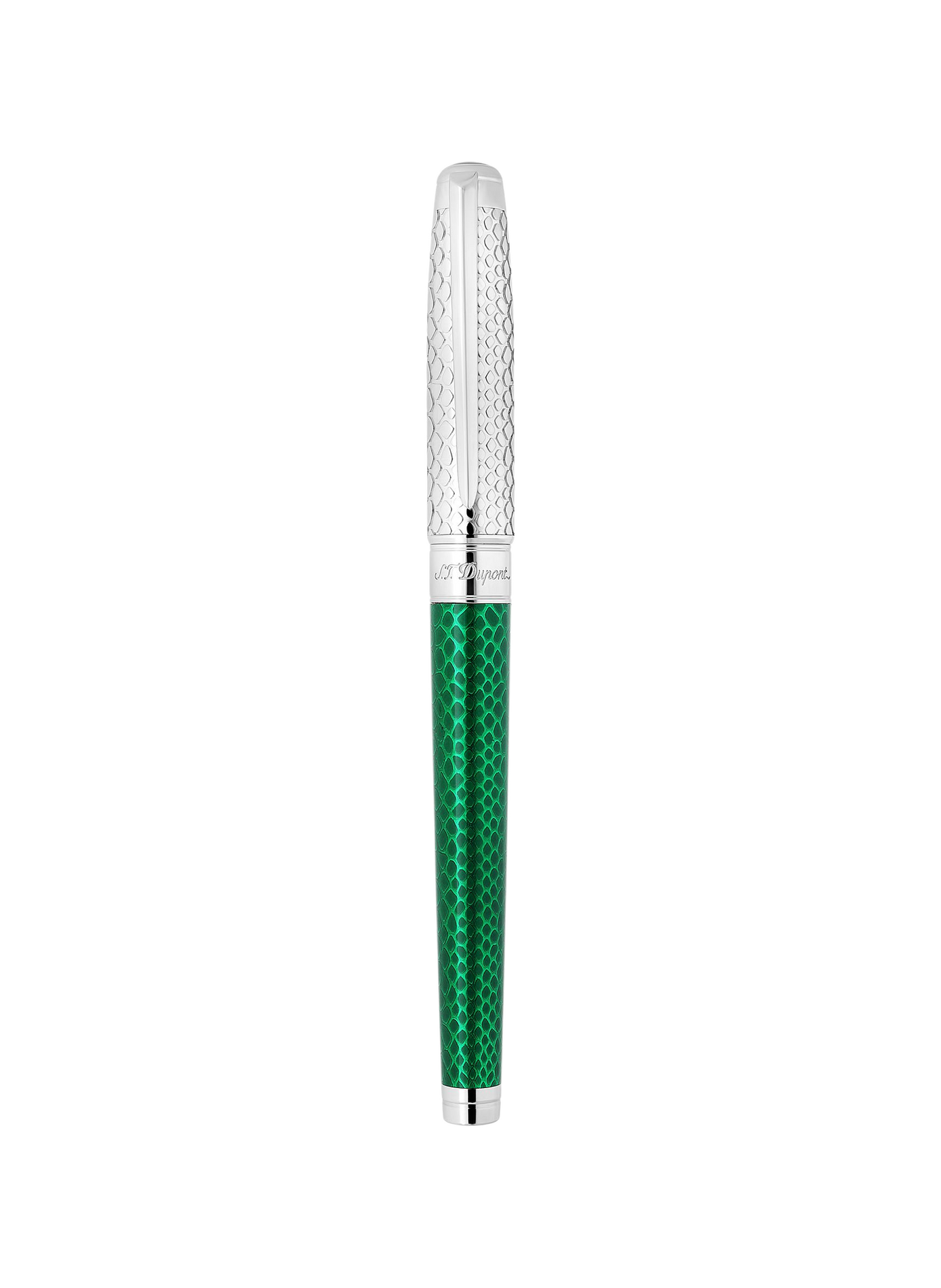 Large Snake Line D Eternity Fountain Pen S.T. DUPONT Green
